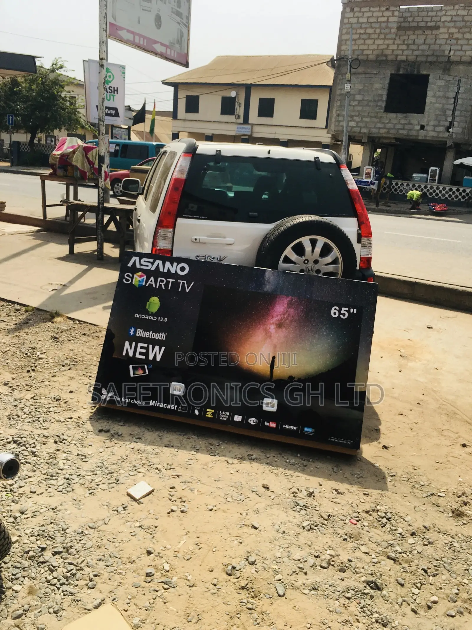 Smart UHD Black 65 Inches Glossy Asano Electric Tv