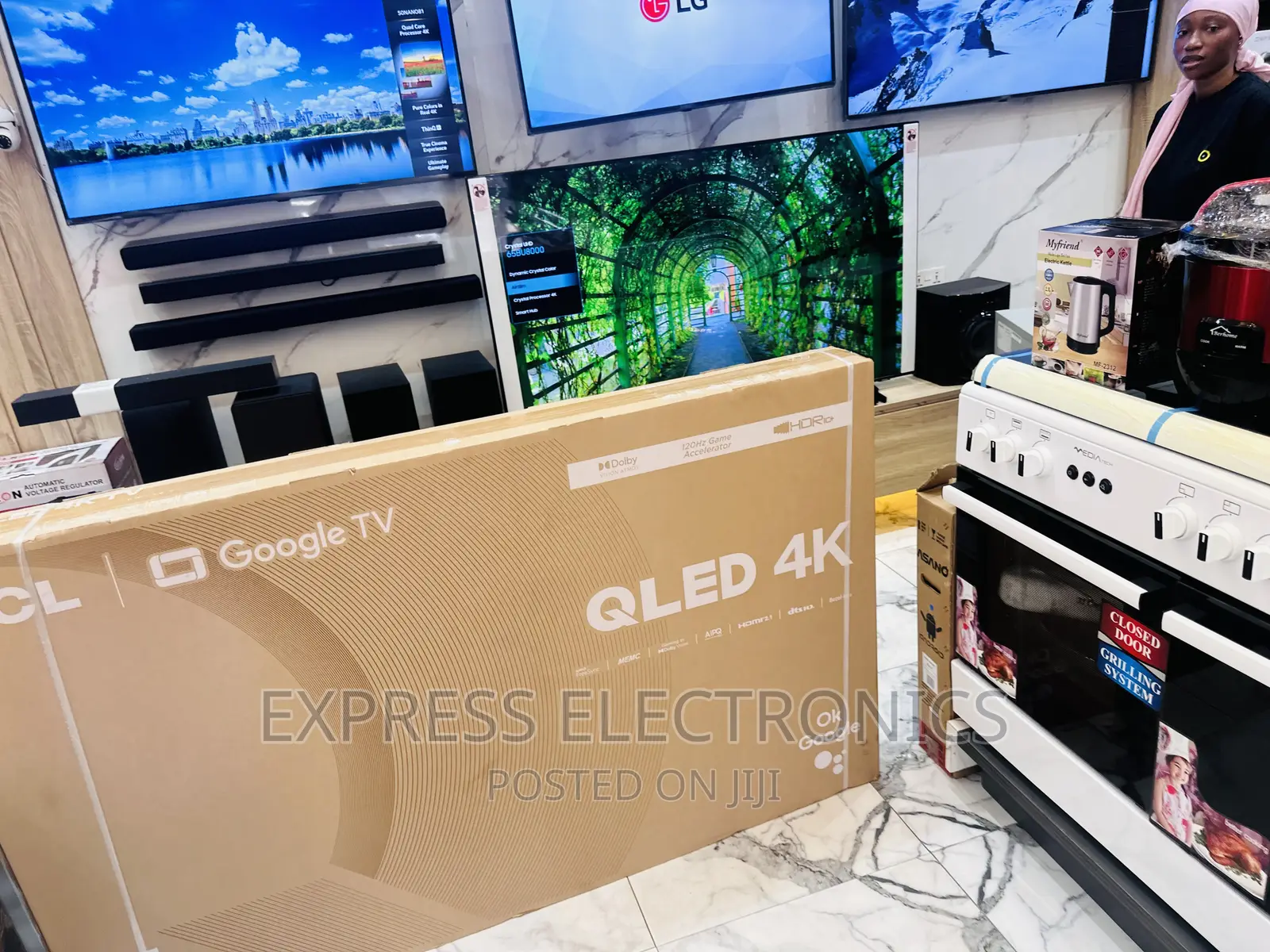 Glossy Slim QLED Edgeless Frame TCL 650C645 Tv 