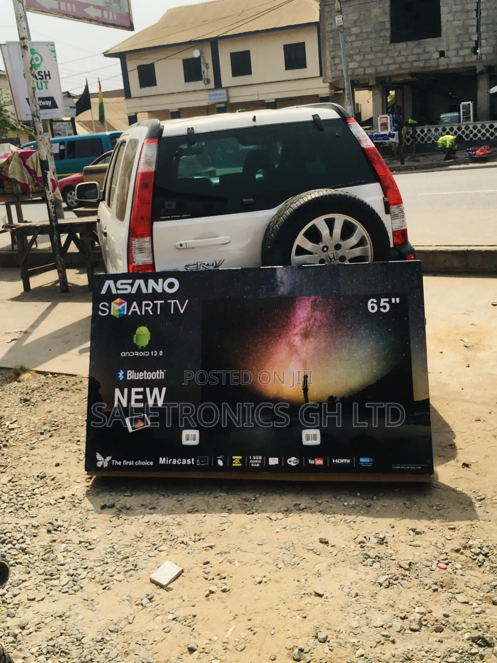 Smart UHD Black Electric 65 Inches Glossy LED Asano Tv