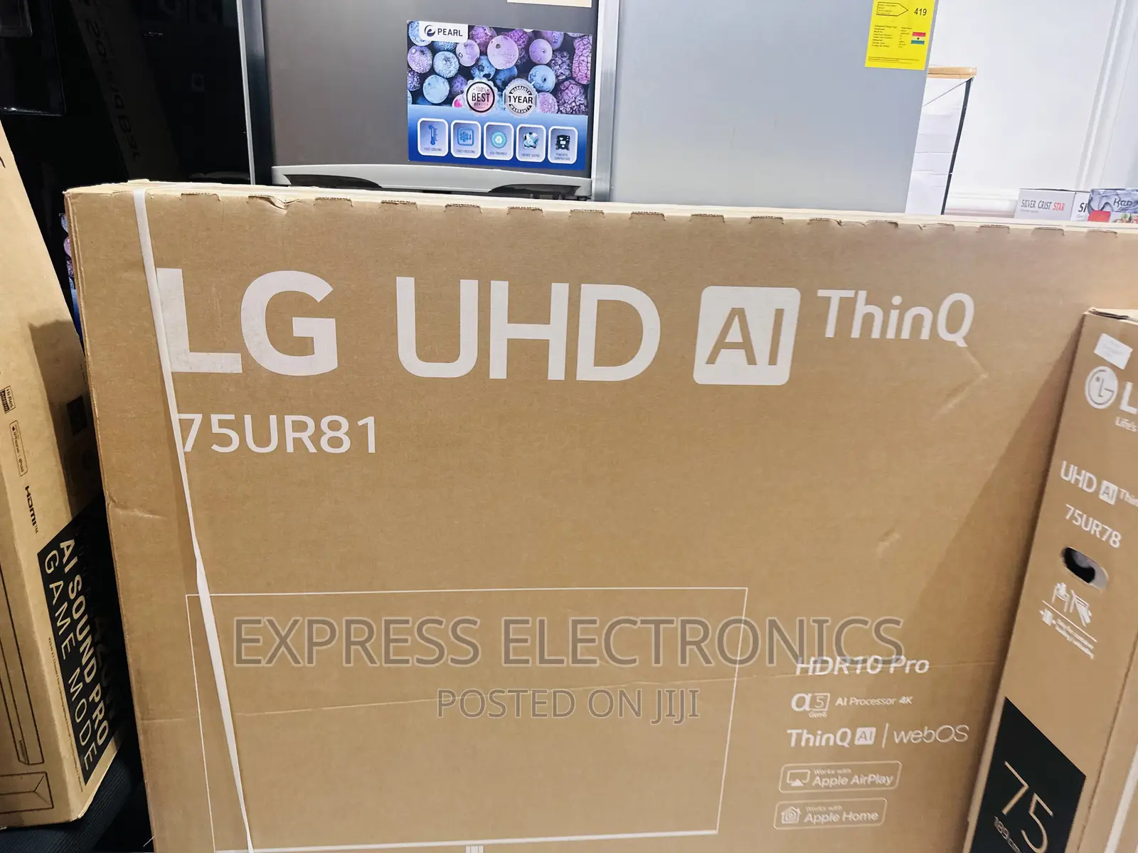 Quantum Processor Smart LG 75UQ80 UHD Smart Glossy LED