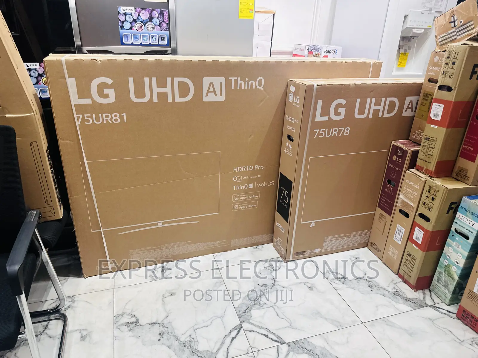 UHD Smart Glossy Slim LG 75”UQ80 Best Sale