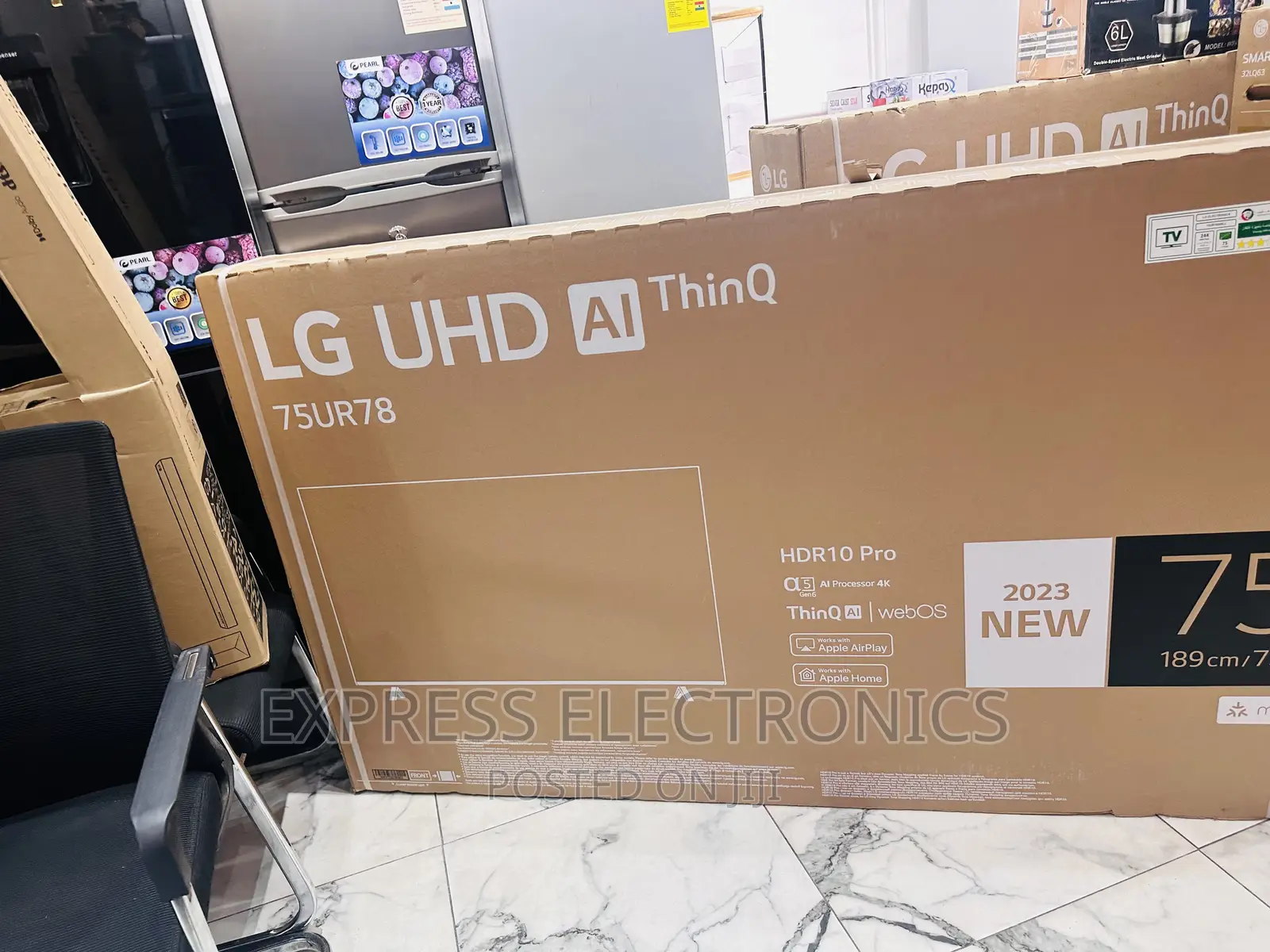 LG UHD Glossy Best Sale 75”UR78 Tv Slim Sleek