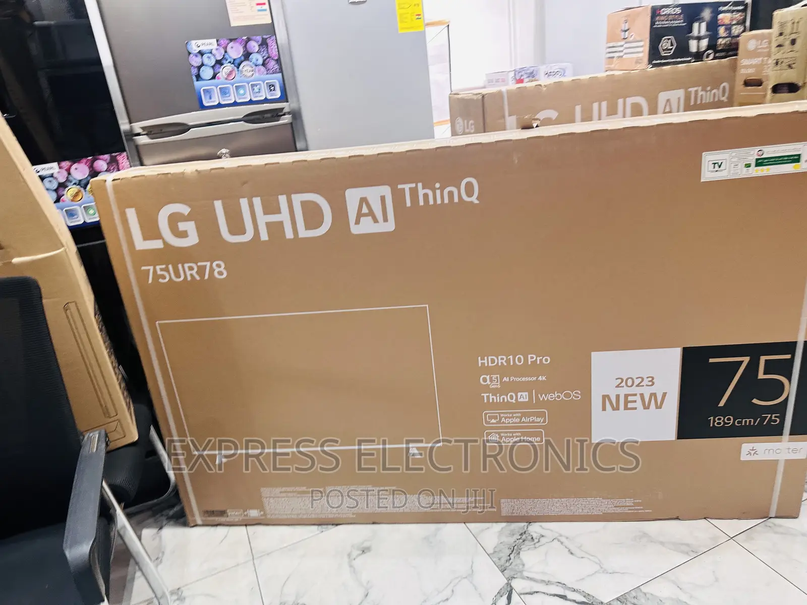 Very Lovely Sleek Slim Uhd Smart Lg 75”Ur78 Tv