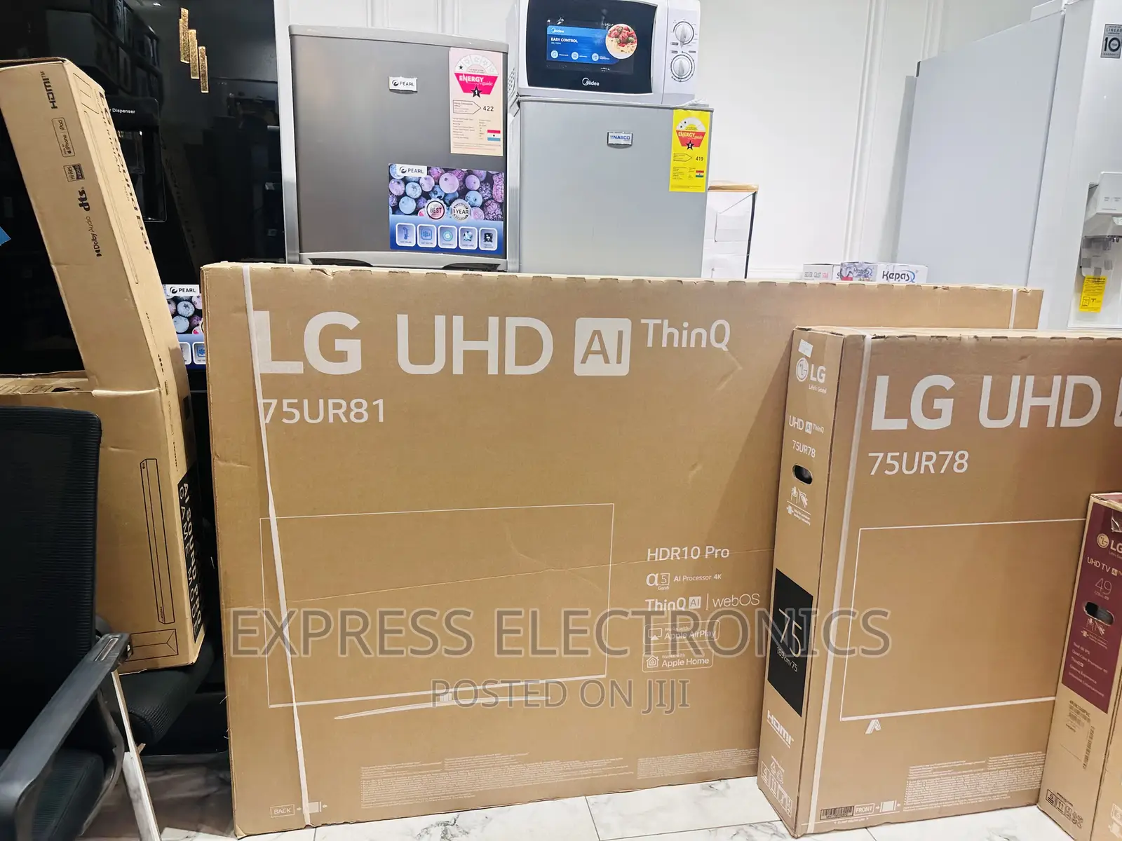 Mesmeric Sleek New Lg Uhd Smart Glossy 75”Ur78