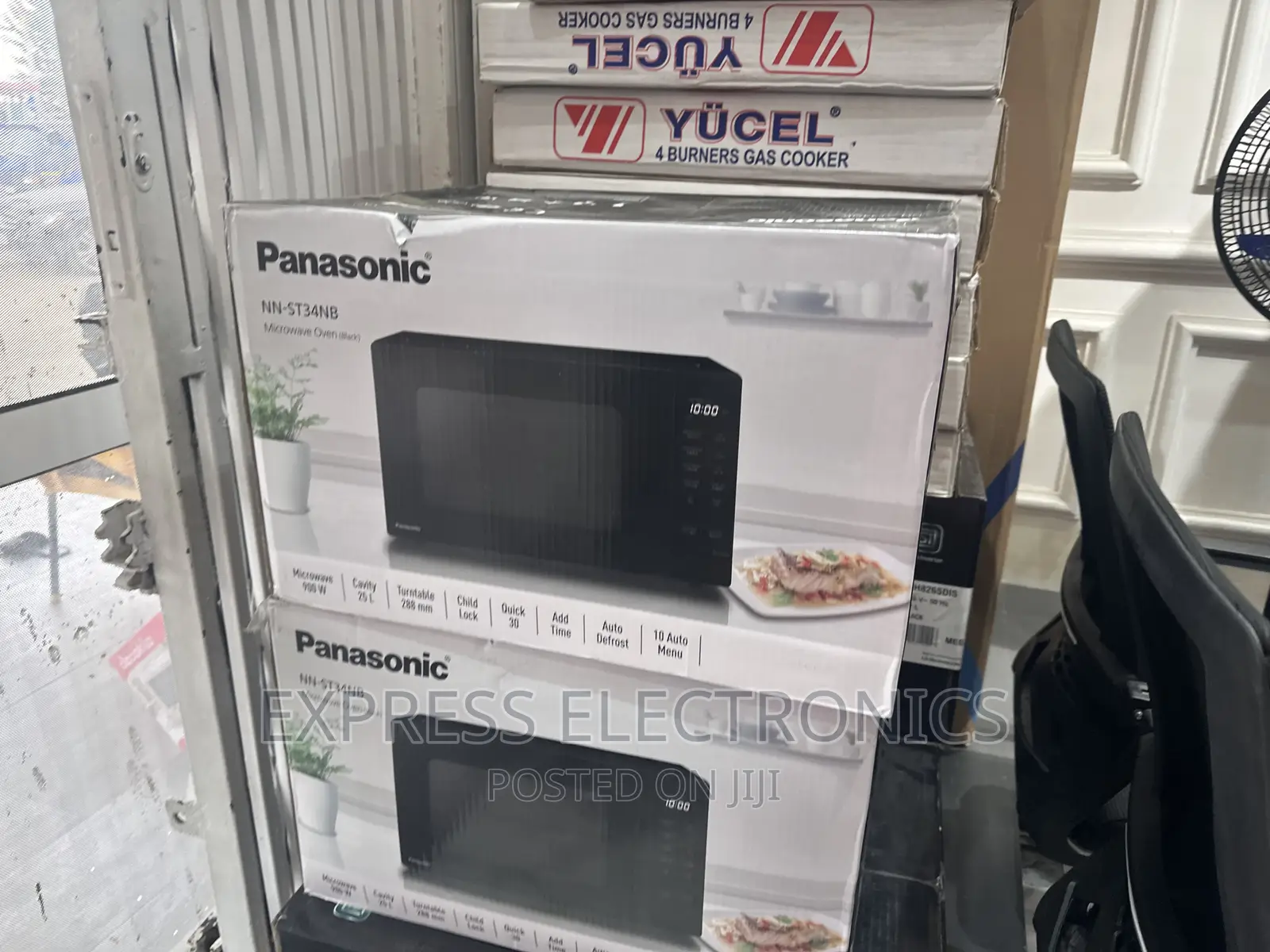 Black Body Finish Microwave Oven 25L Panasonic