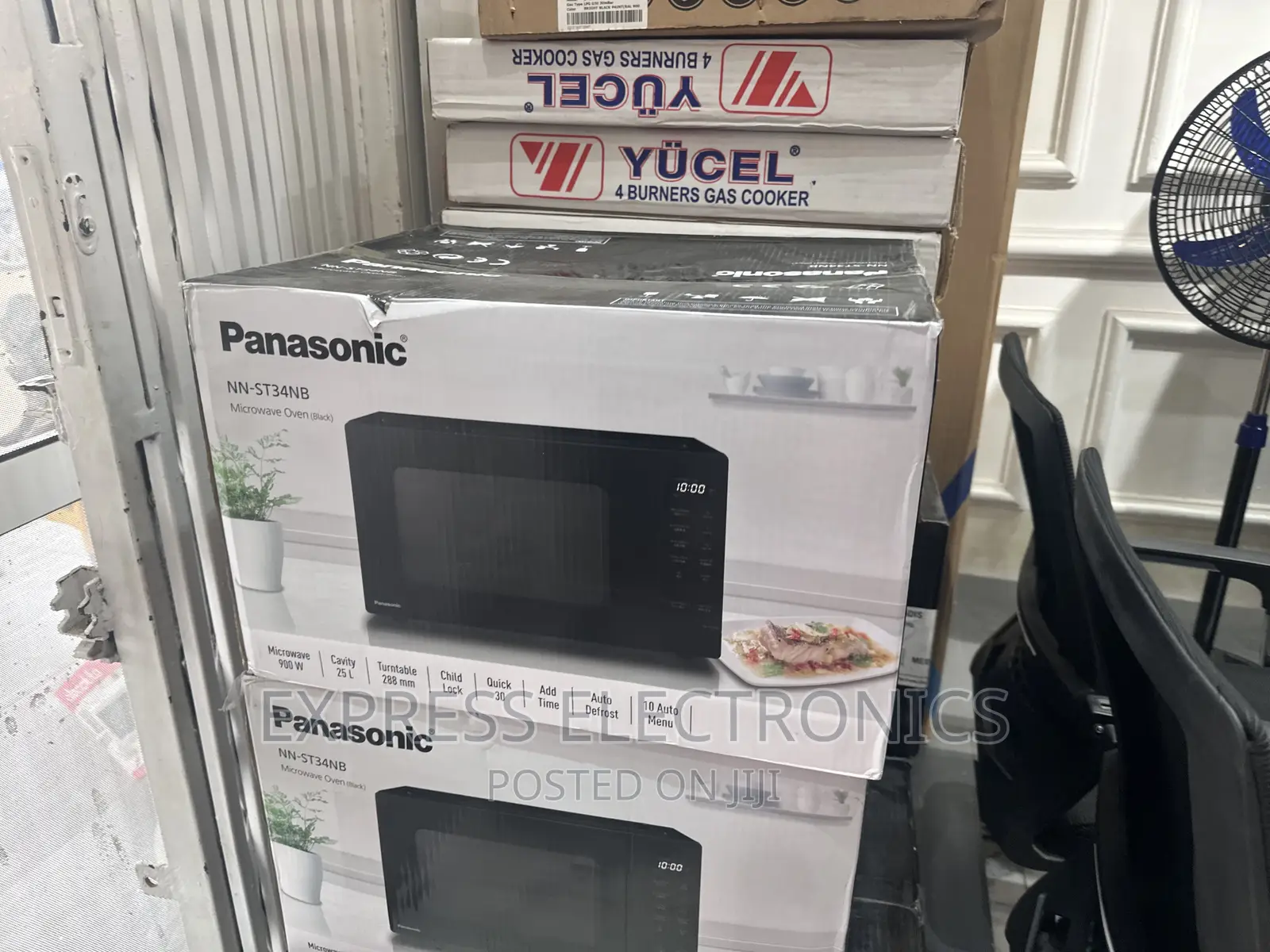 Easy to Use Panasonic Microwave Oven 25L Black 
