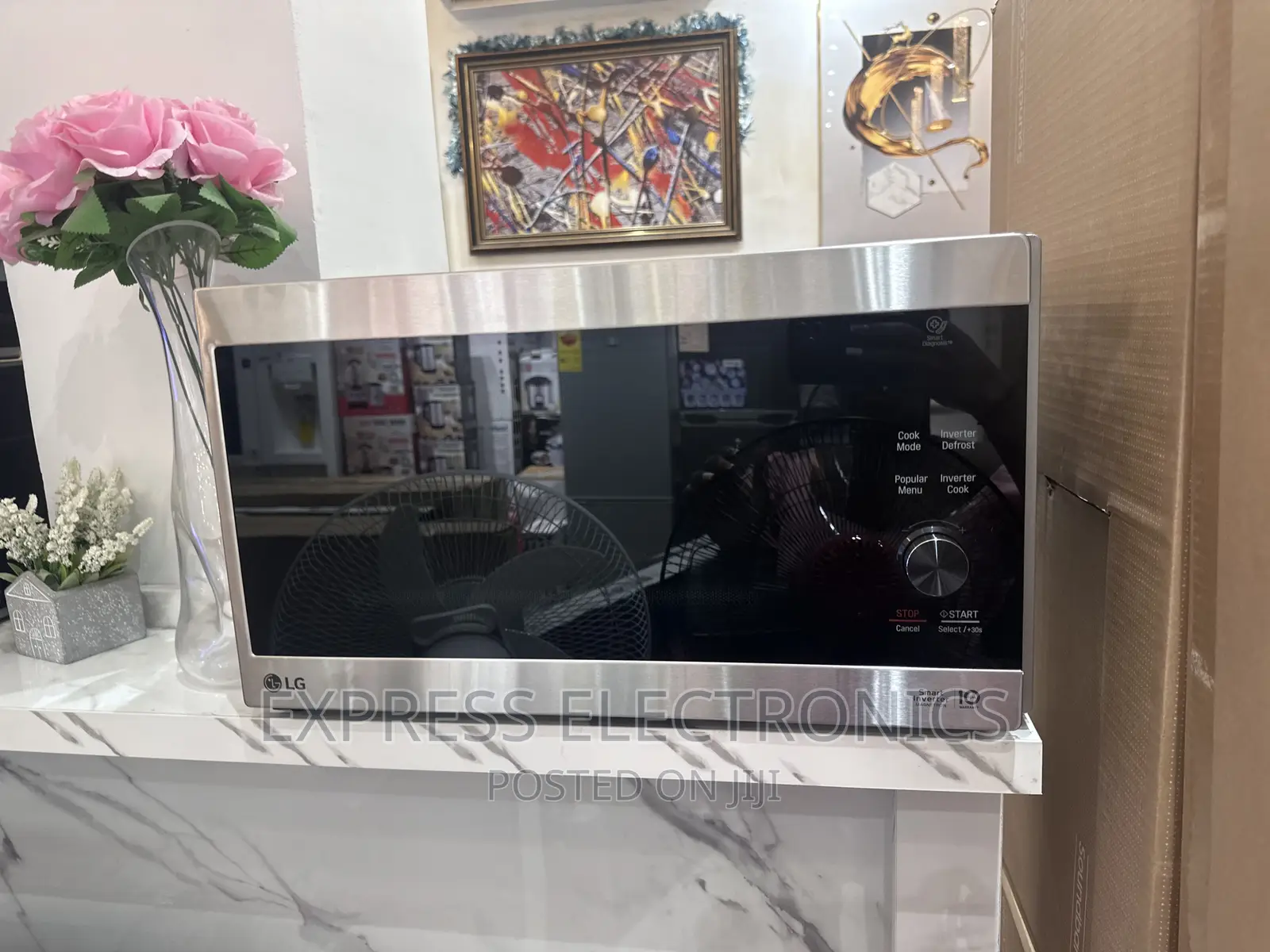 42L LG Microwave Oven Grill Sliver 