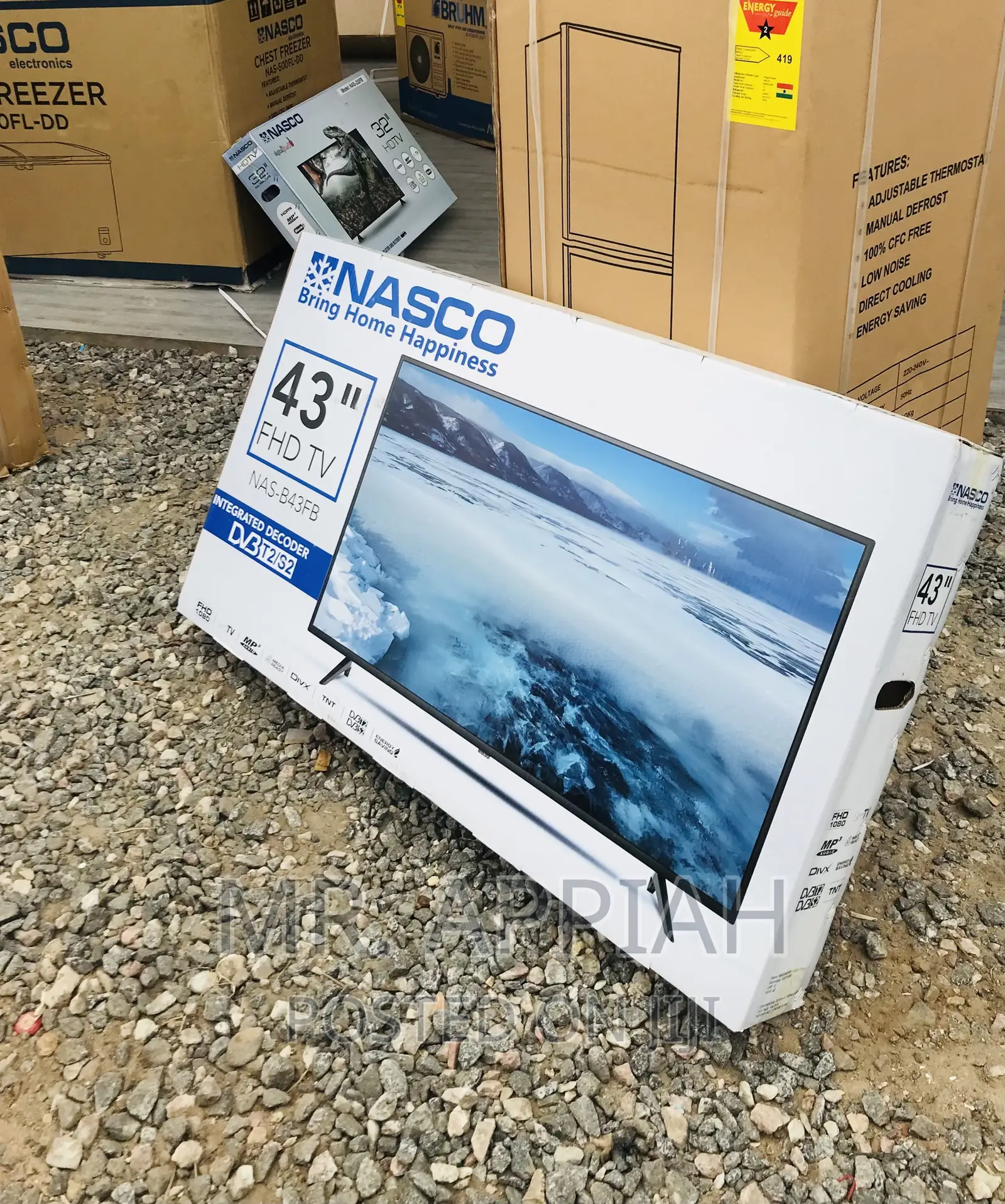 Classic Designed Nasco43” Digital Satellite Electric LED Tv