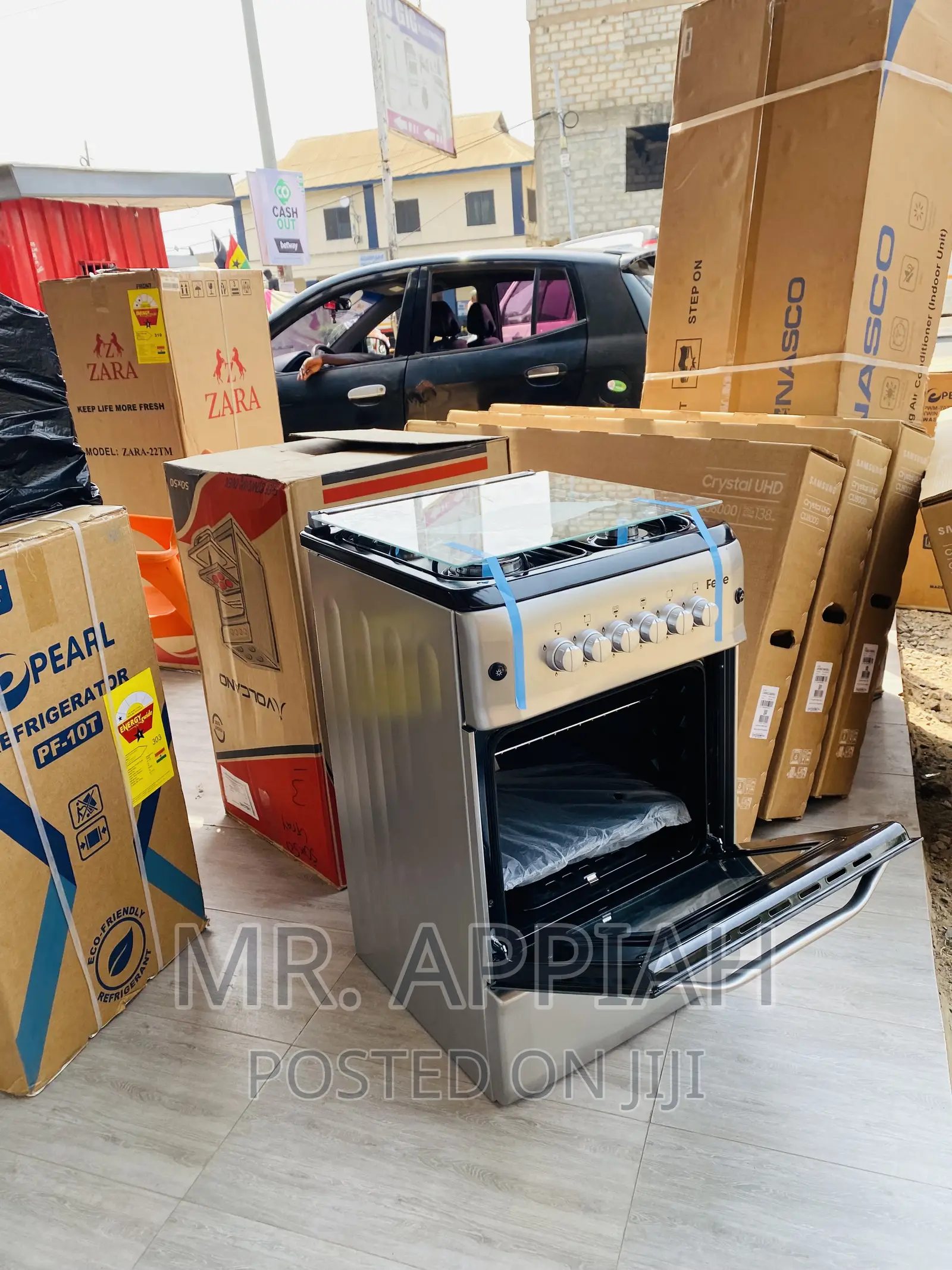 Buy Classic Ferre 50x55 4 Gas Burner With Glass Lid.