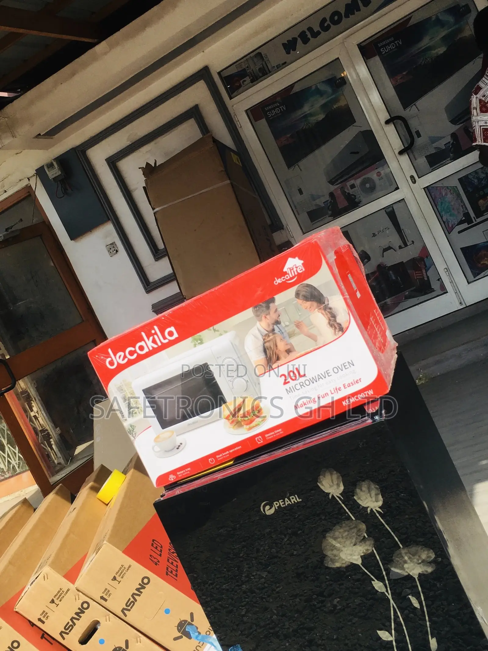 Lasting Decakila 20L Oven White Countertop Microwave