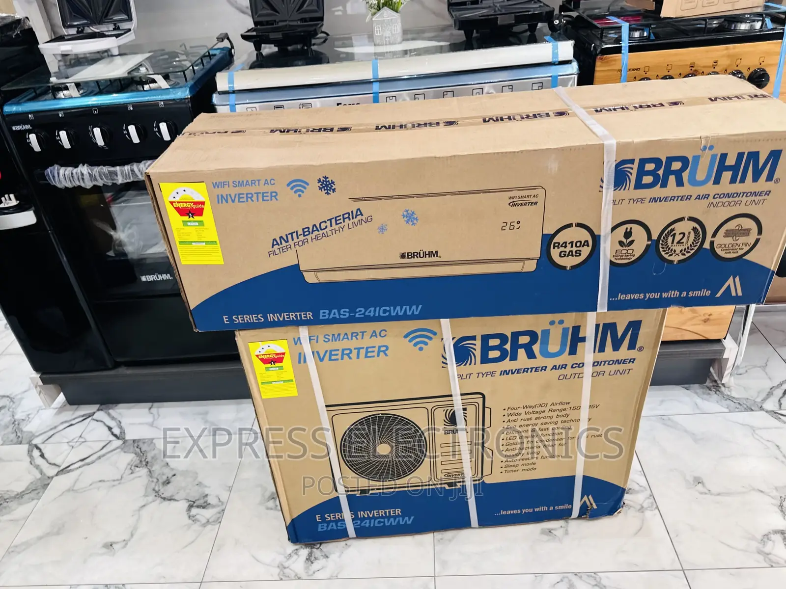 Quick and Easy Air Supply Split R410 Gas Bruhm 2.0hp
