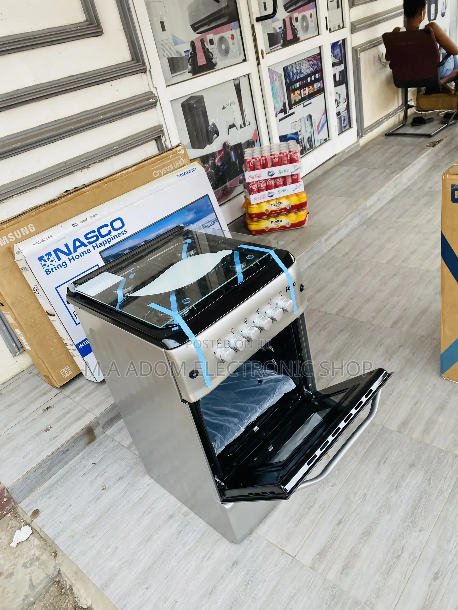 Ferre 50x55 4 Gas Burner With Oven and Grill.