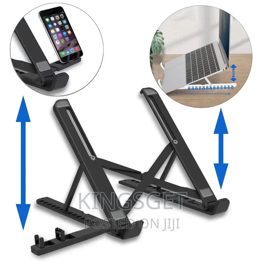 Laptop Stand With Phone Holder