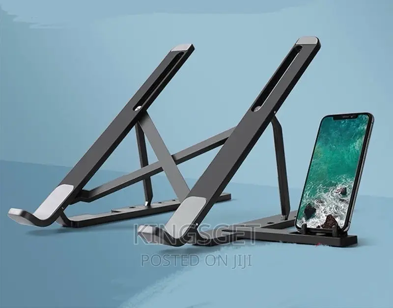 Laptop Stand With Phone Holder