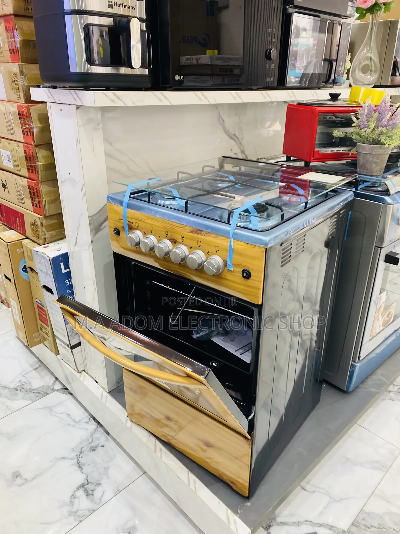 Purchase Affordable Volcano 50x50 4 Gas Burner,Wooden.