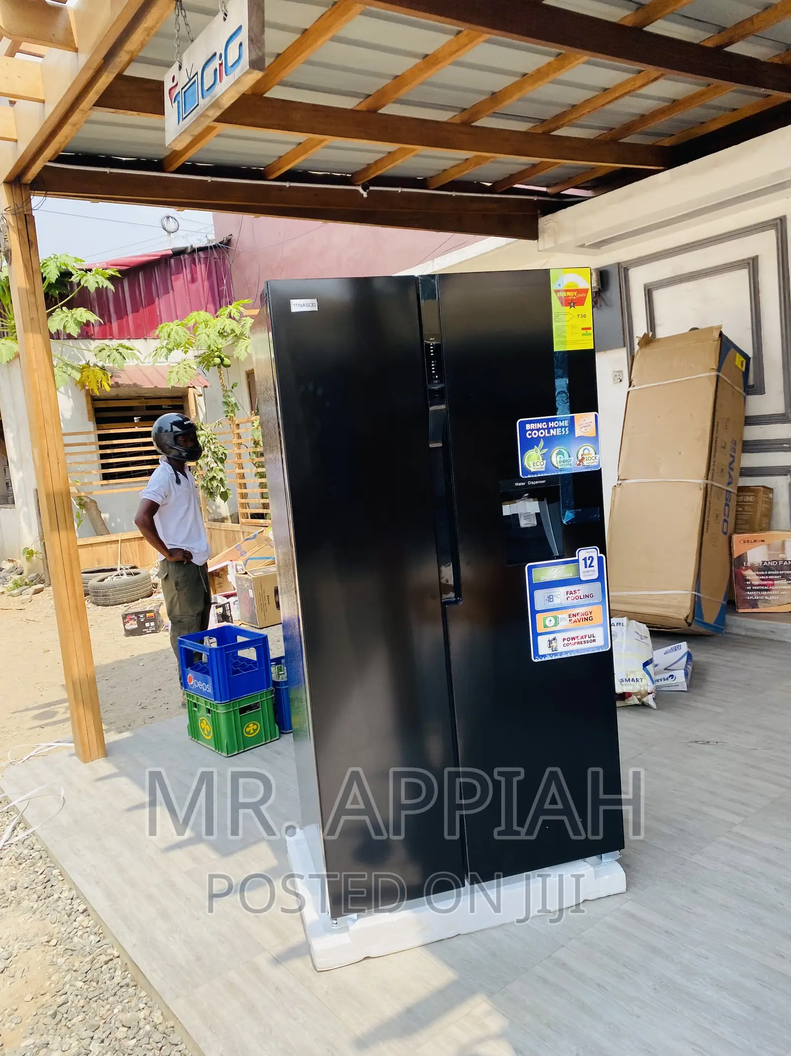 Brand New Nasco Nassb2-64s Side by Side Fridge(502ltr).