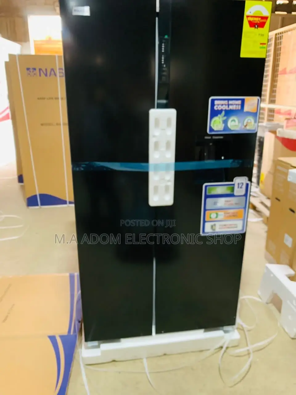 Brand New Nasco Nassb2-64s Side by Side Refrigerator.