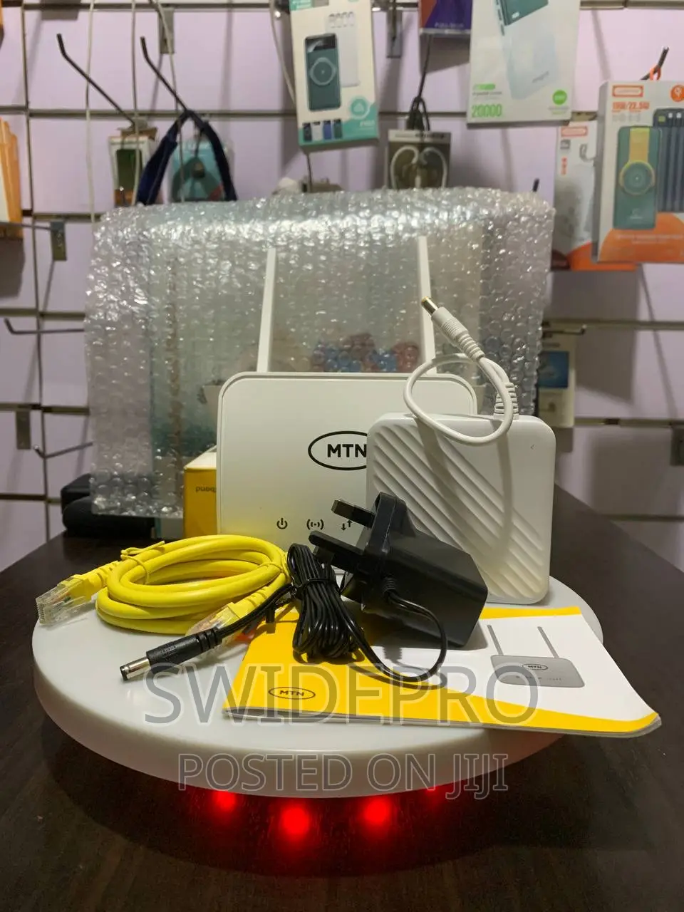 4G MTN Universal Router Broadband + Back Up Battery/Ups