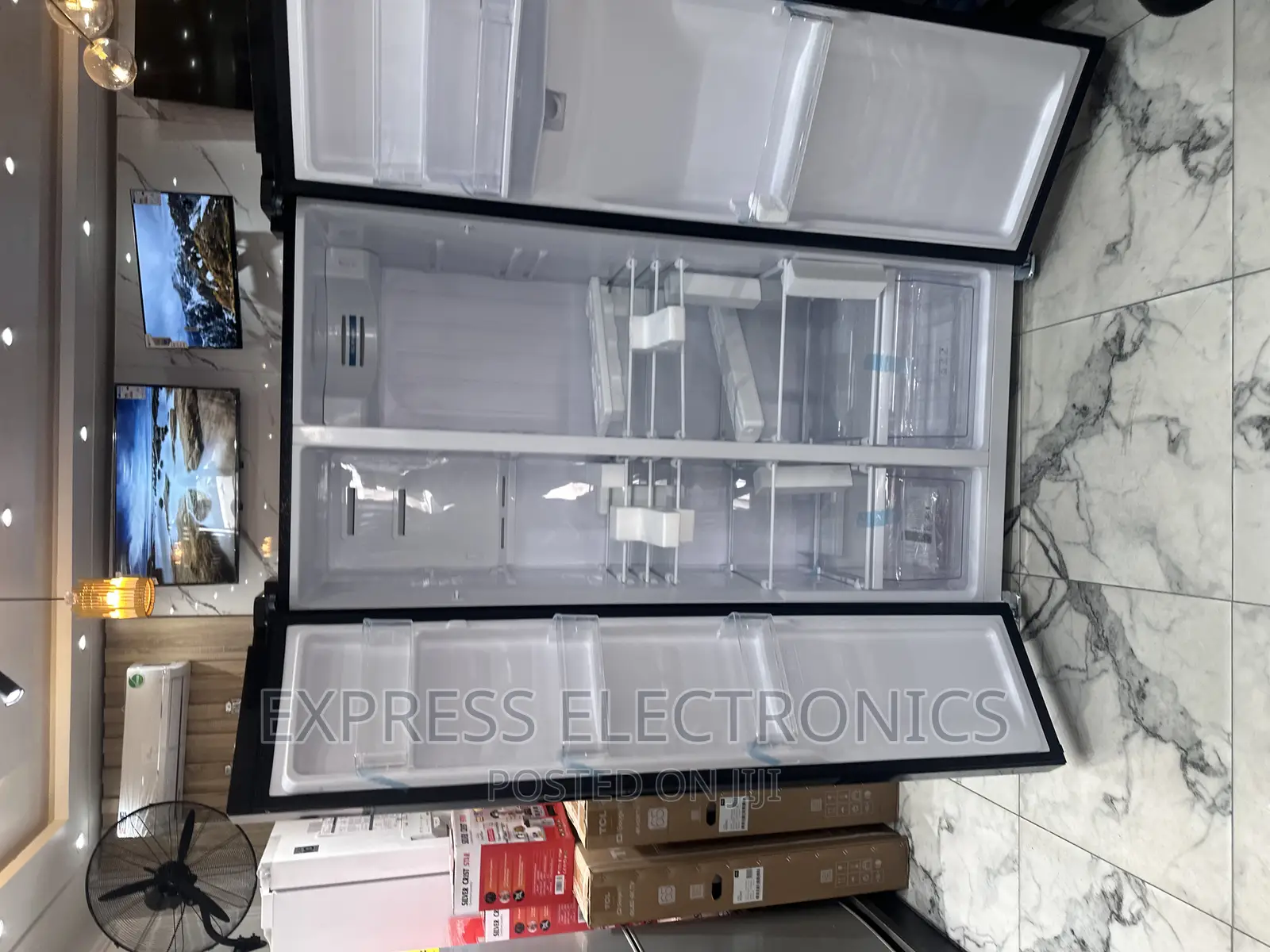 Mirror Glass Door Nassb2-64s. 502litres Fridge Nasco