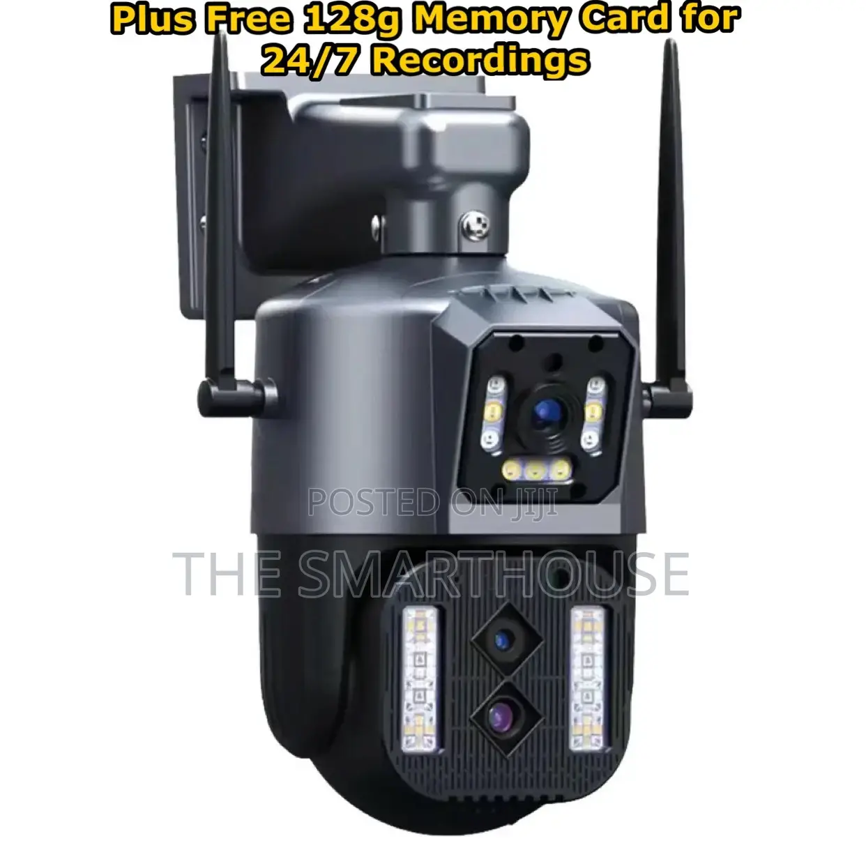 Smart Triple-Lens CCTV Camera