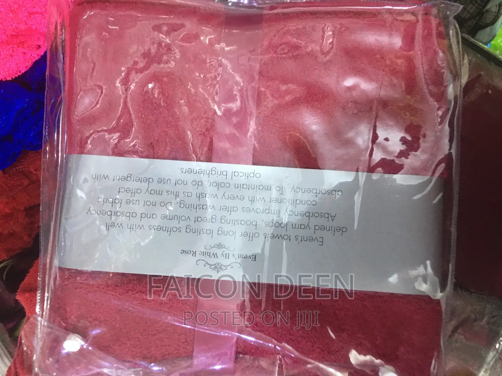 3 Pieces Set Luxurious Cotton Towels