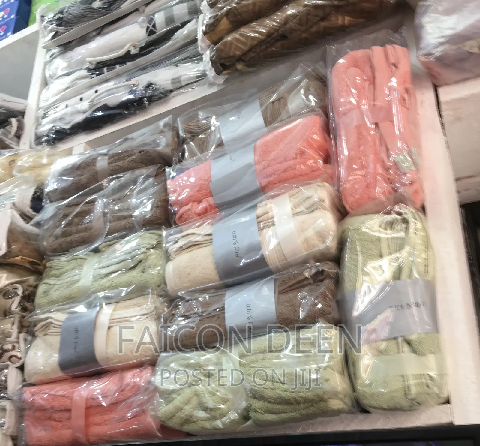 Cotton Luxurious 3 Pieces Set Towels