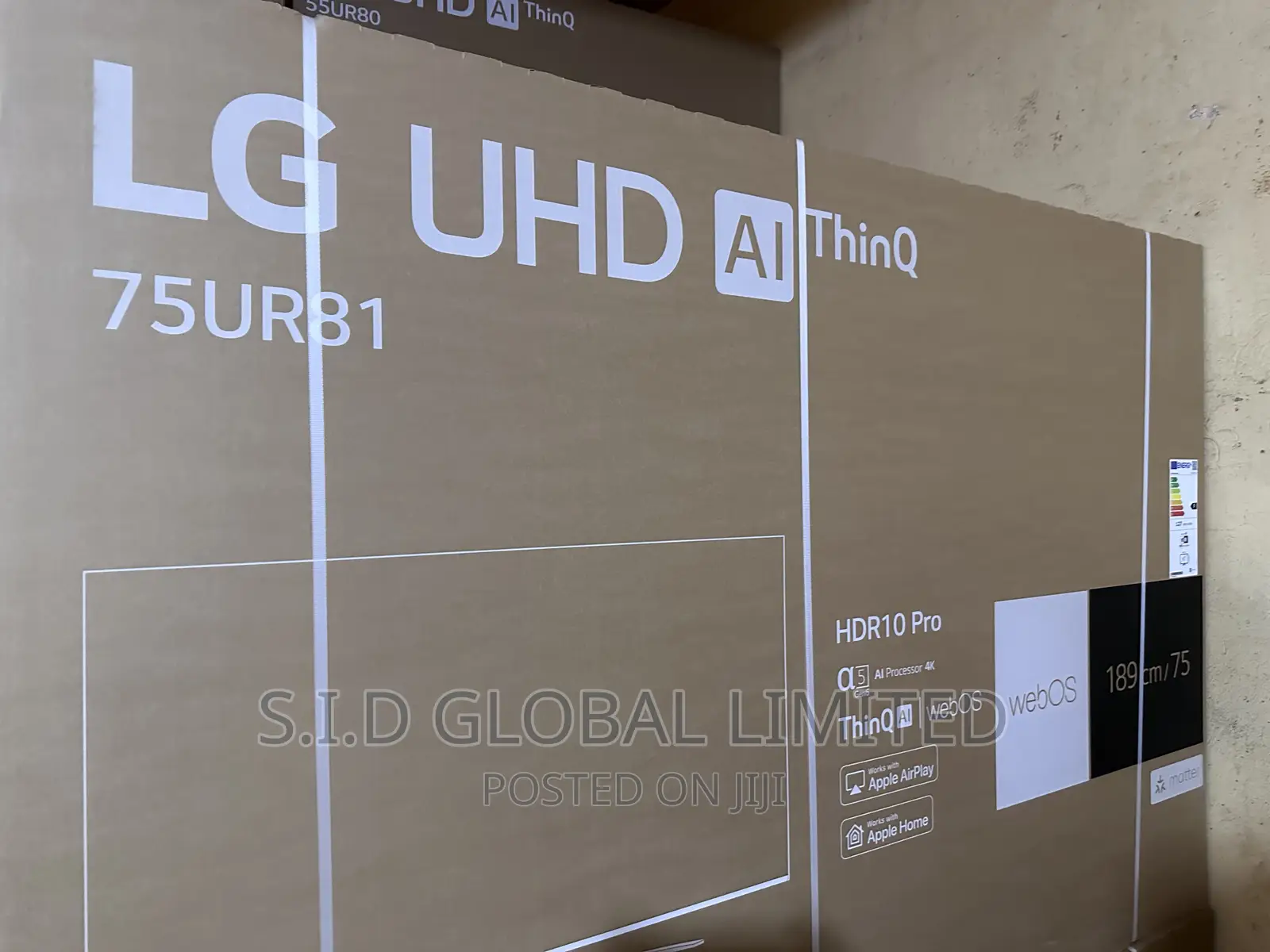 PROMO ON Brand New LG 75” UHD With Apple Airplay Netflix