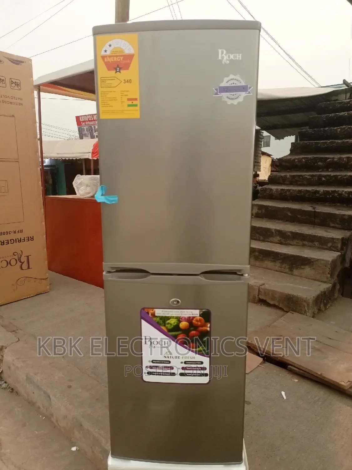 Roch Rfr160(140ltr) Double Door Refrigerator Freezer