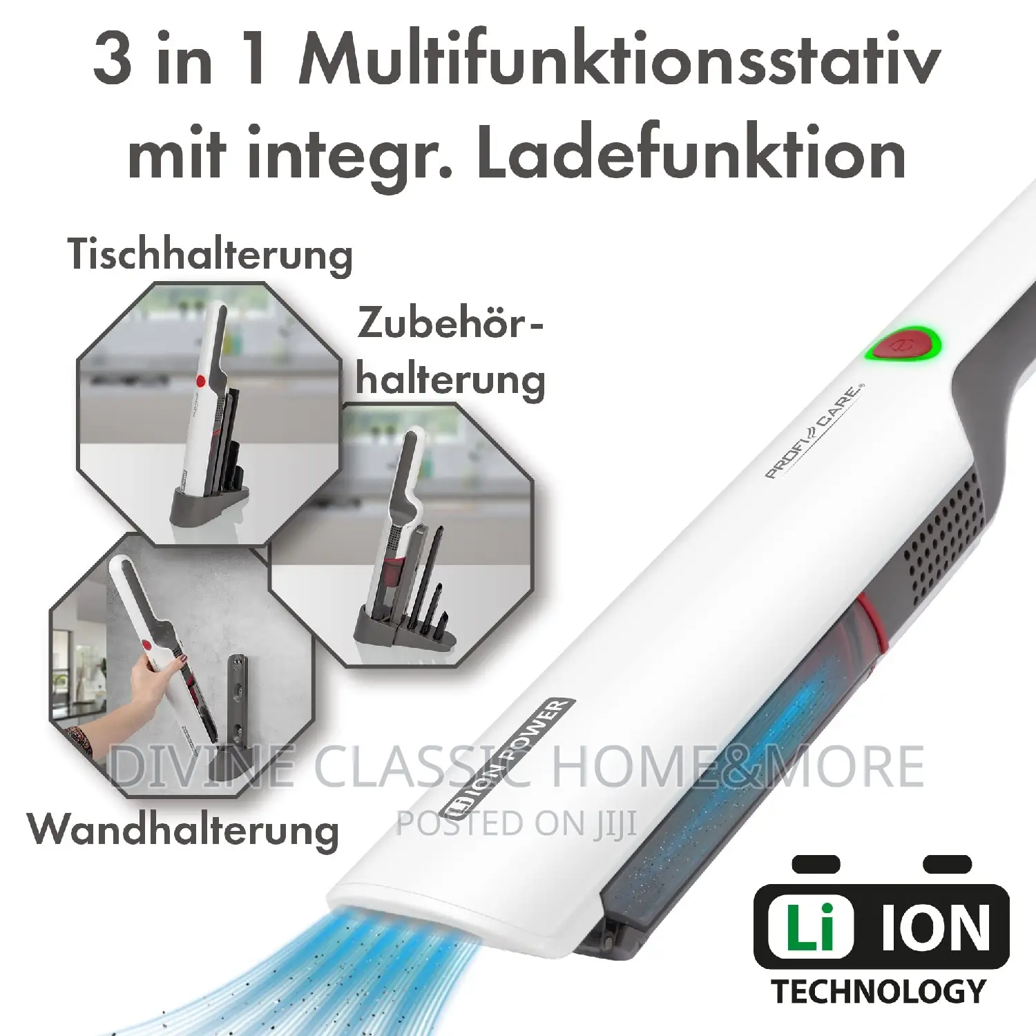 Proficare Cordless Handheld Vacuum Cleaner