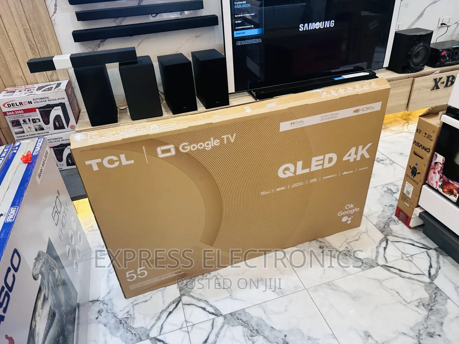 Glossy Slim UHD Smart Screen 55”C645 Tv 