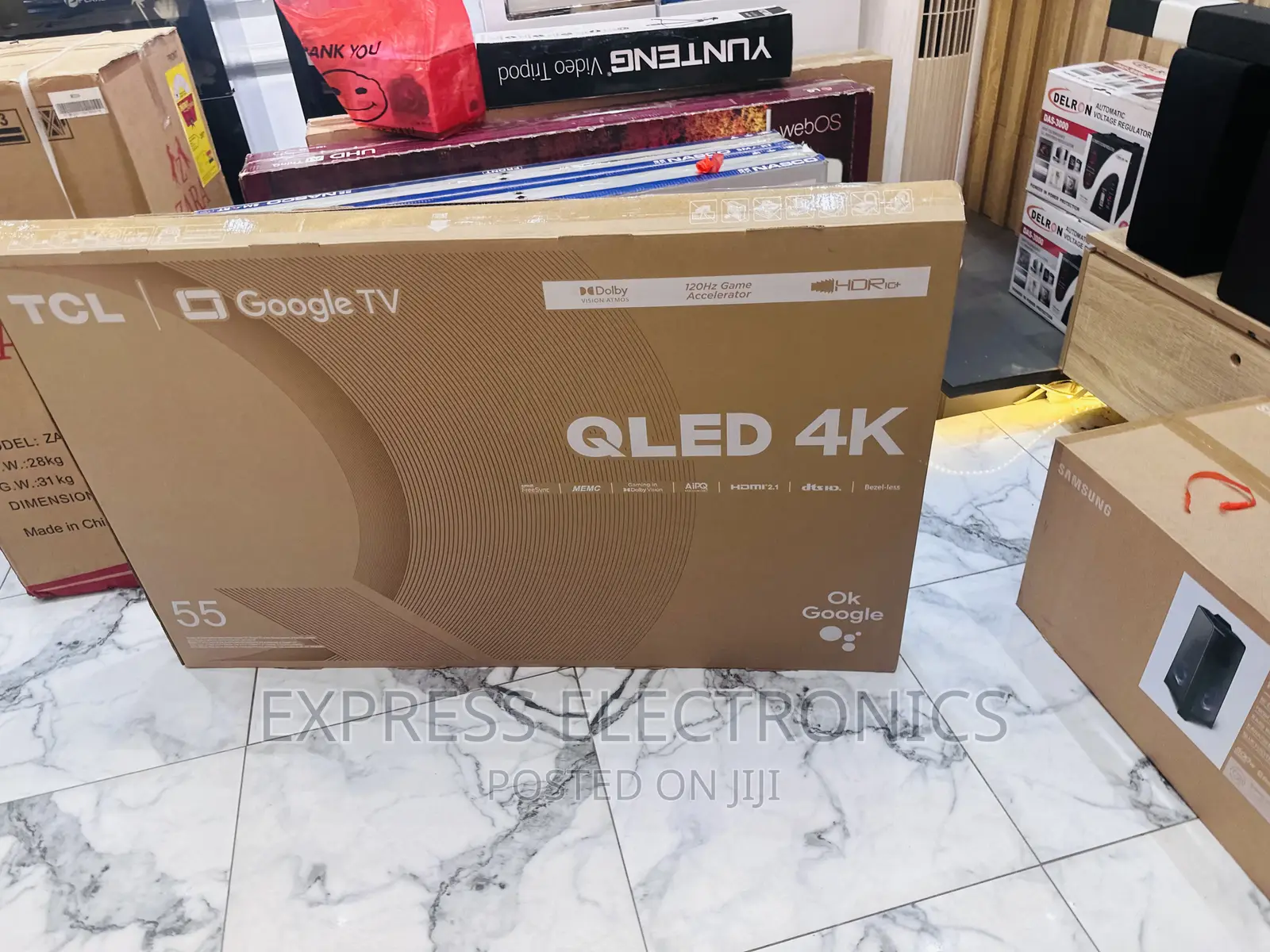 TCL Sleek UHD QLED 55C645 Tv 