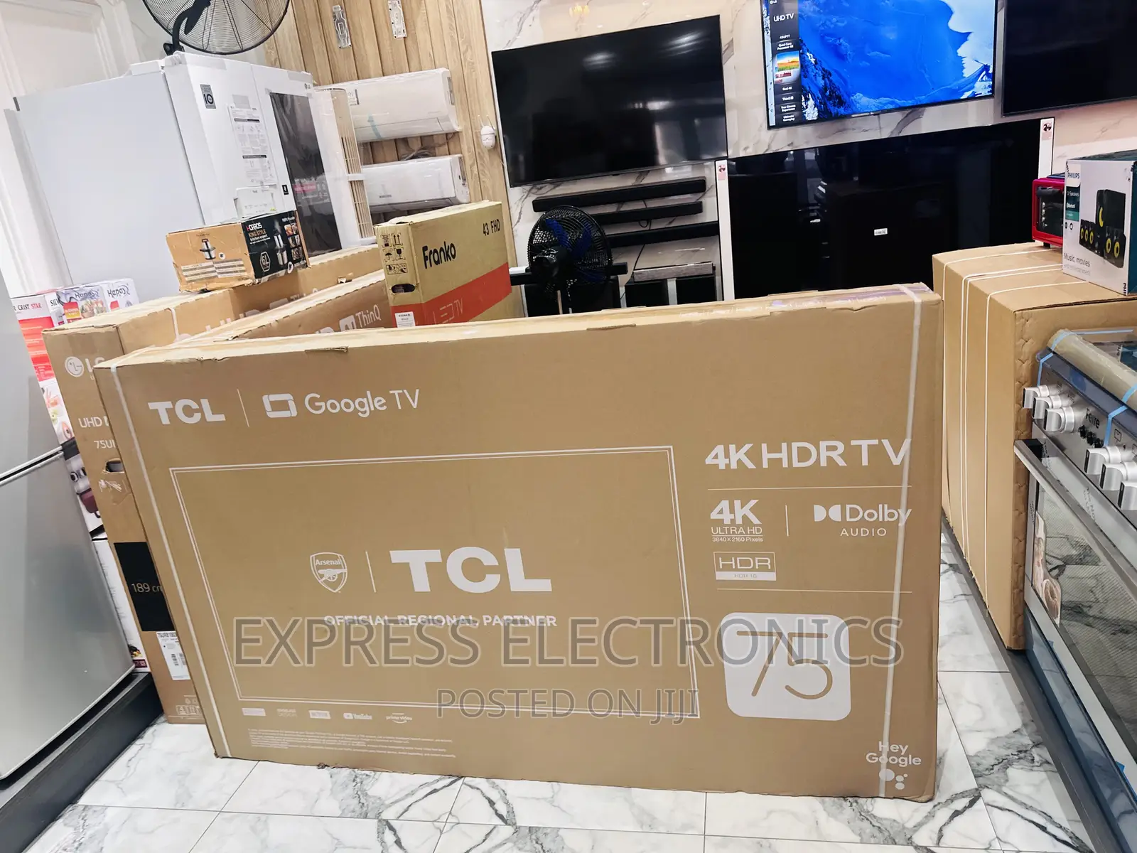 Edgeless Design Slim UHD Smart Glossy 75”P645