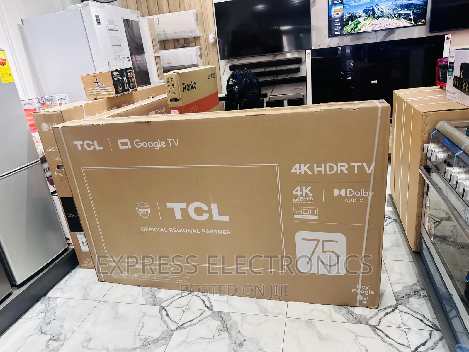 Edgeless Design Slim UHD Smart Glossy 75”P645