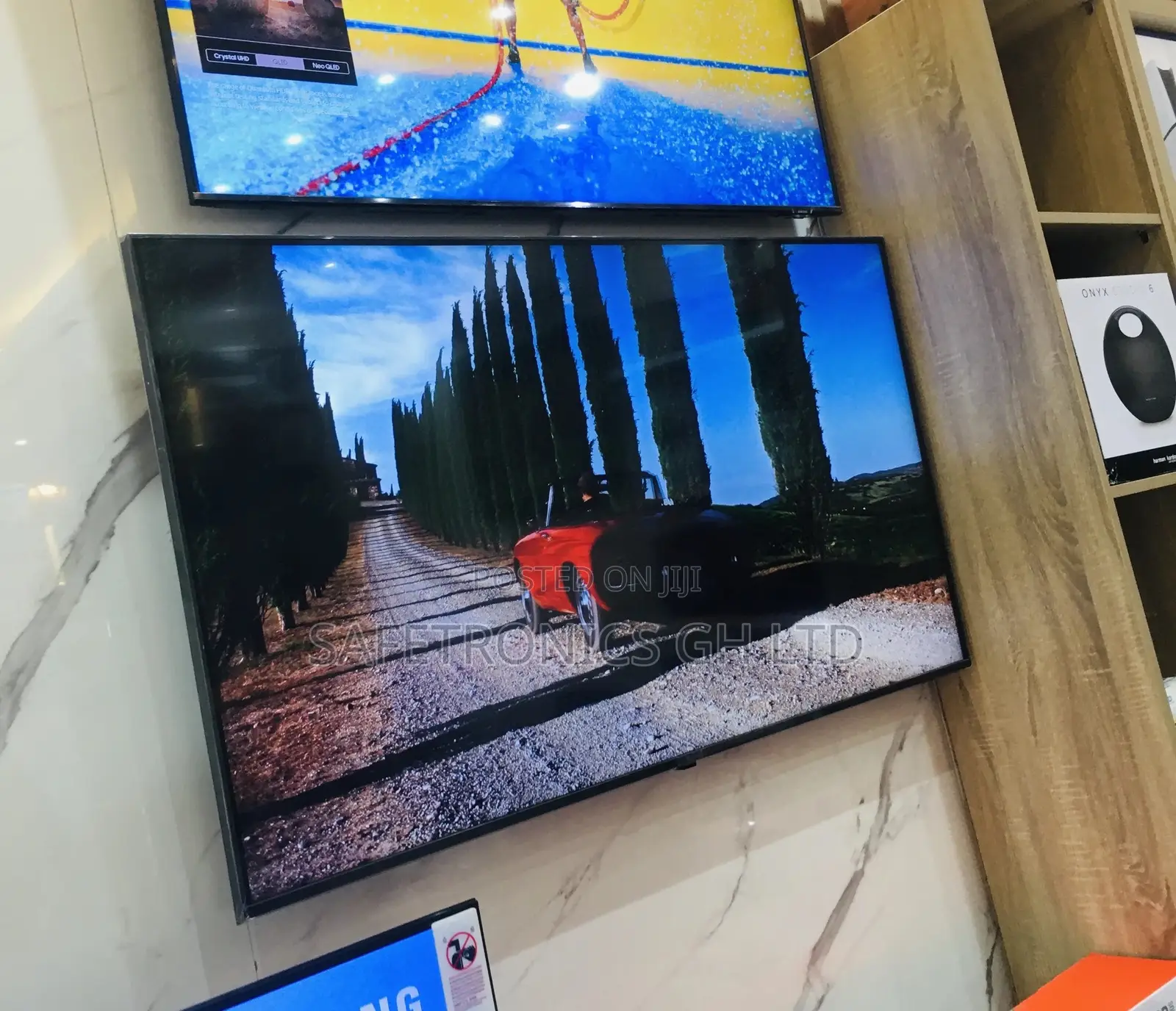 AU80 50 Inches Glossy LED Samsung Electric Black Smart Tv