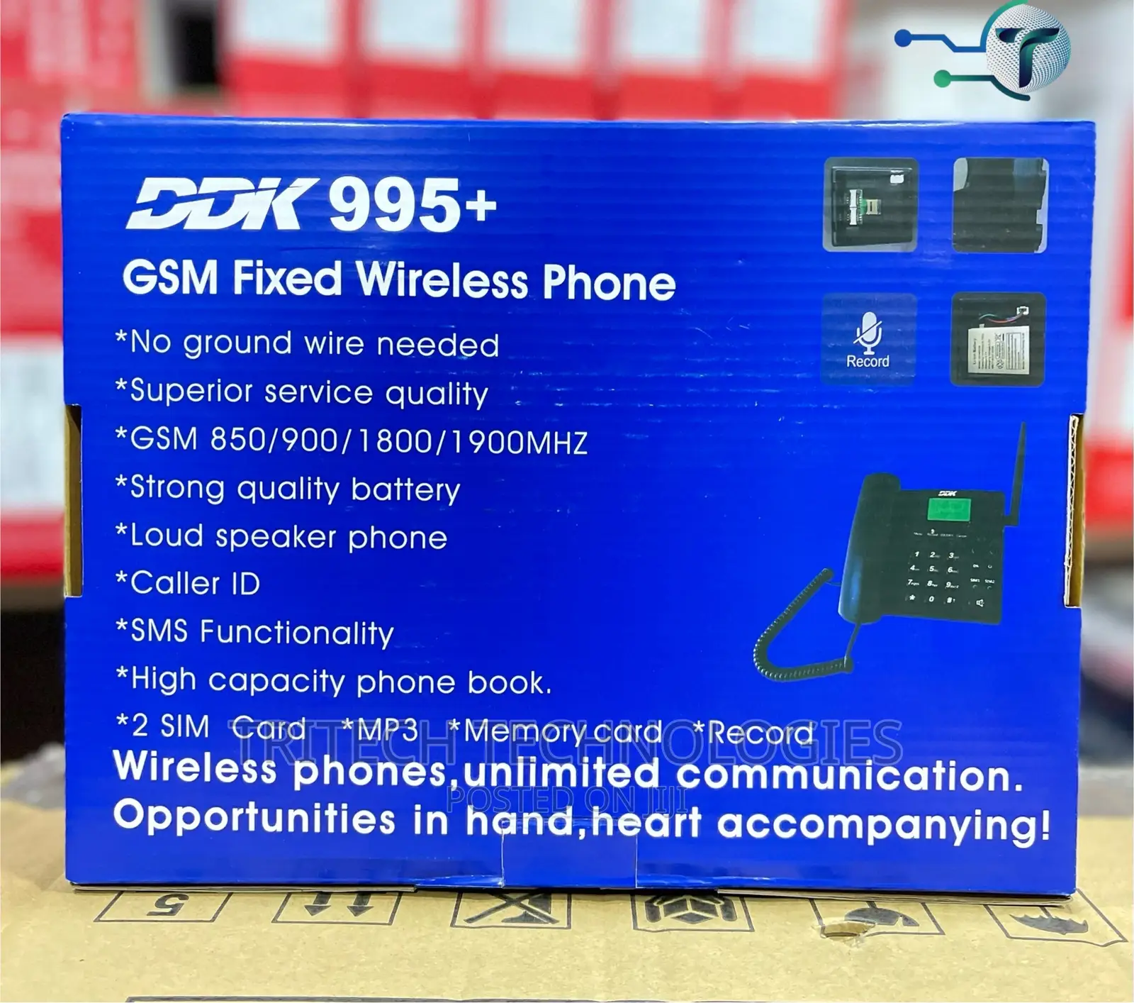 2 Sim Ddk Gsm Fixed Wireles Phone