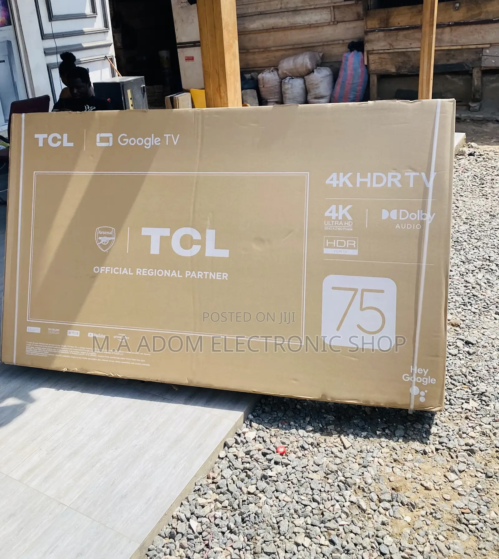 Purchase Original TCL 75P635 75” HDR Smart Led Tv.