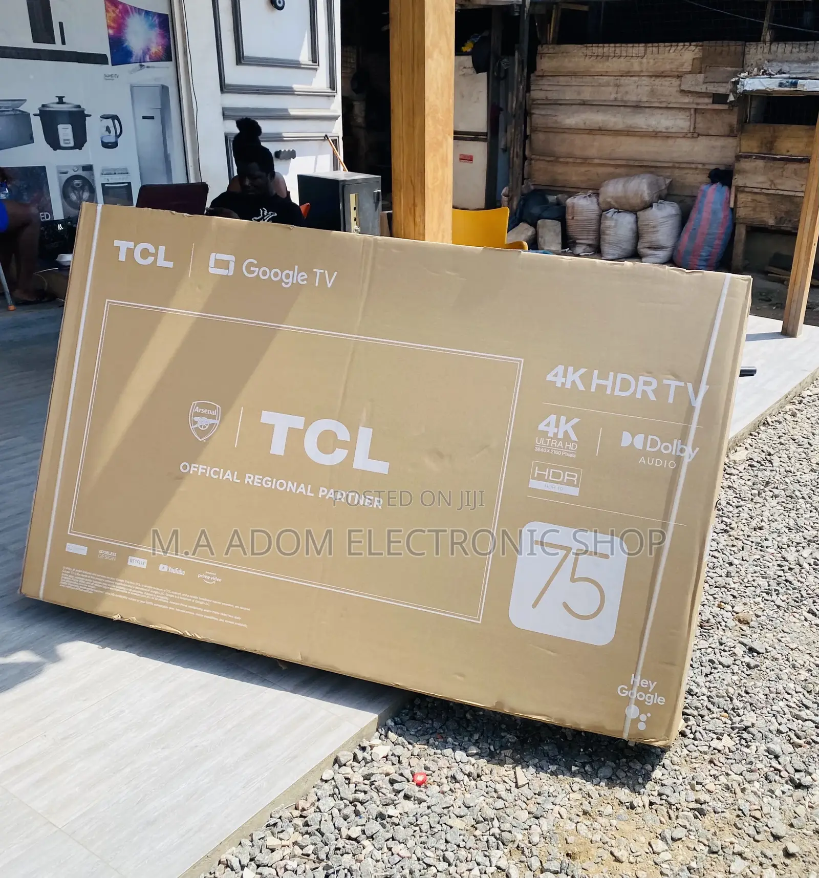 Purchase Original TCL 75P635 75” HDR Smart Led Tv.