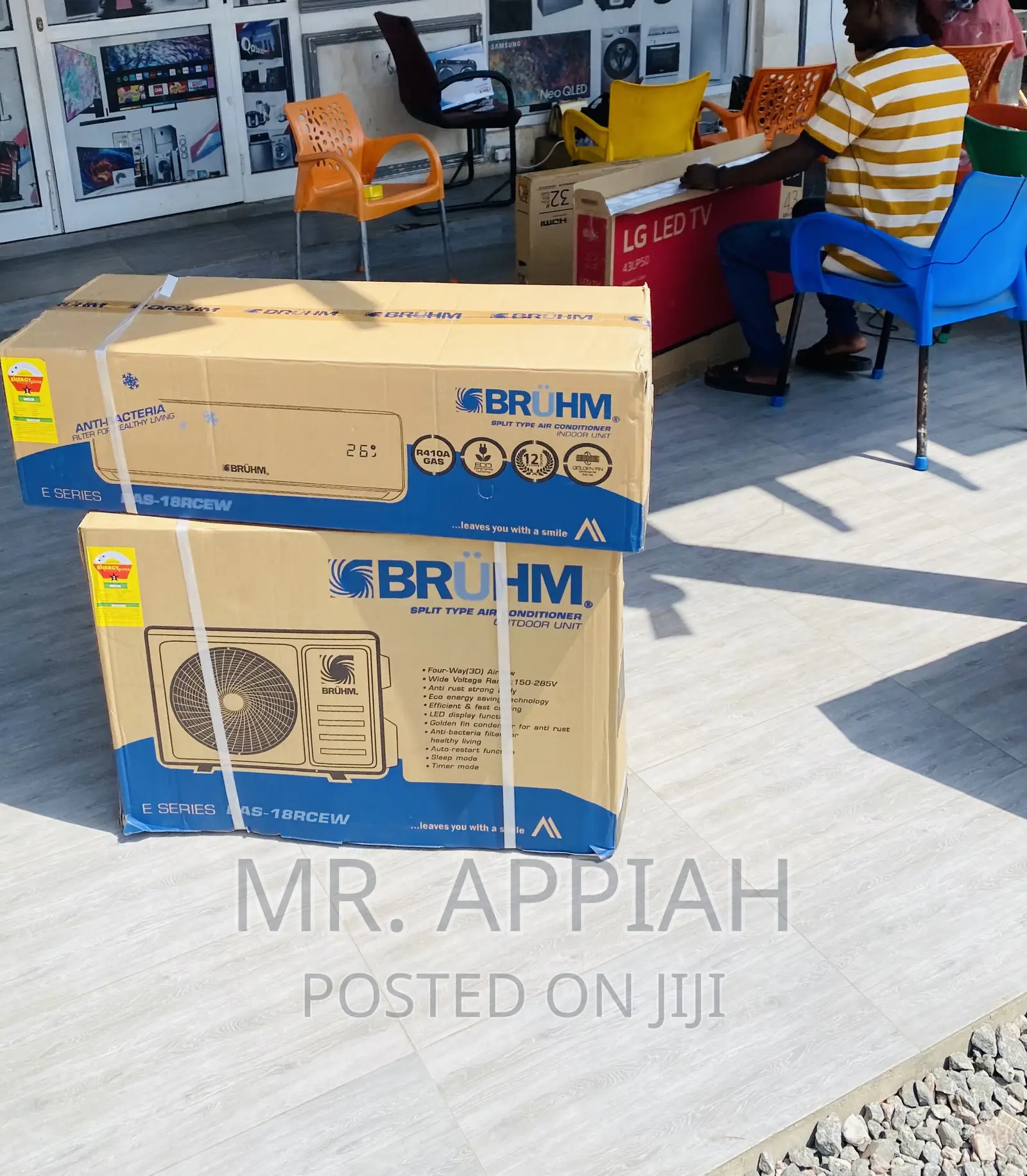 Purchase Affordable Bruhm 2.5hp Split Type Inverter Ac.
