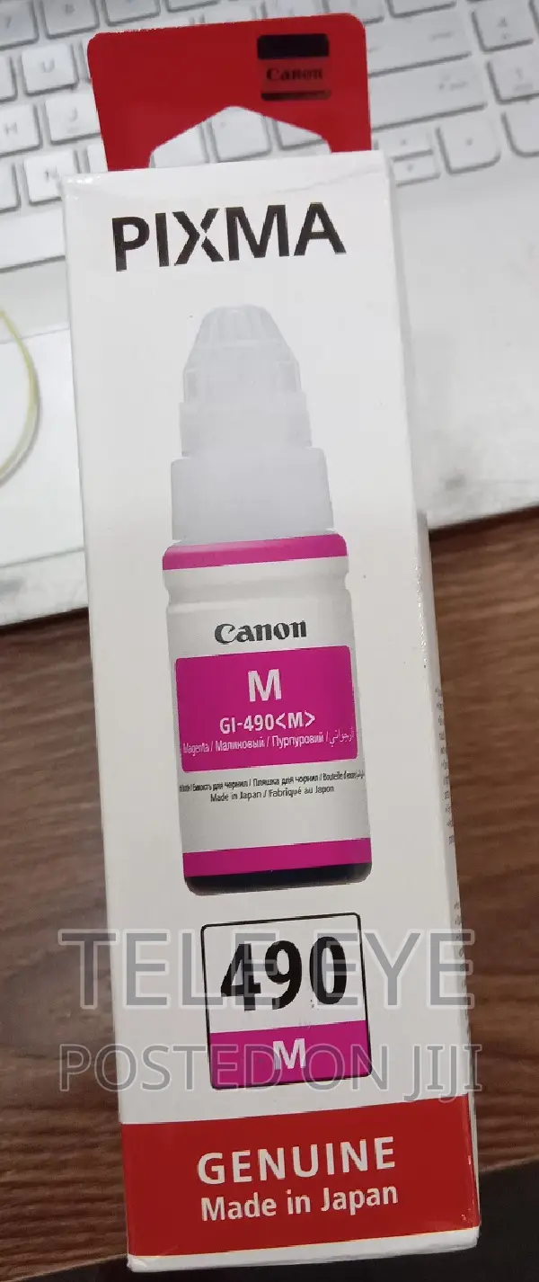 Genuine Canon Pixma-490 Magenta Ink