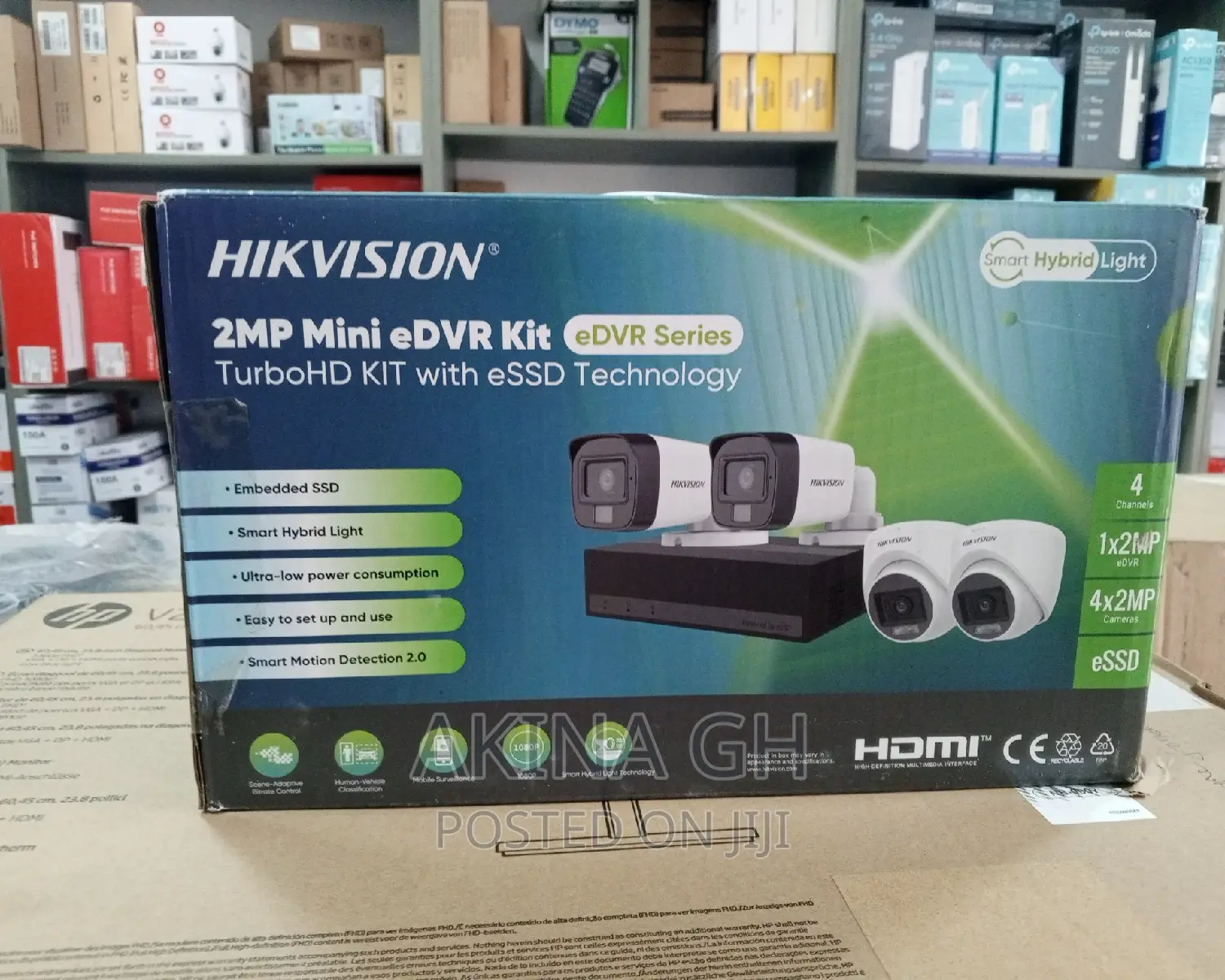 Hikvision Complete 4ch Color CCTV Camera Kit