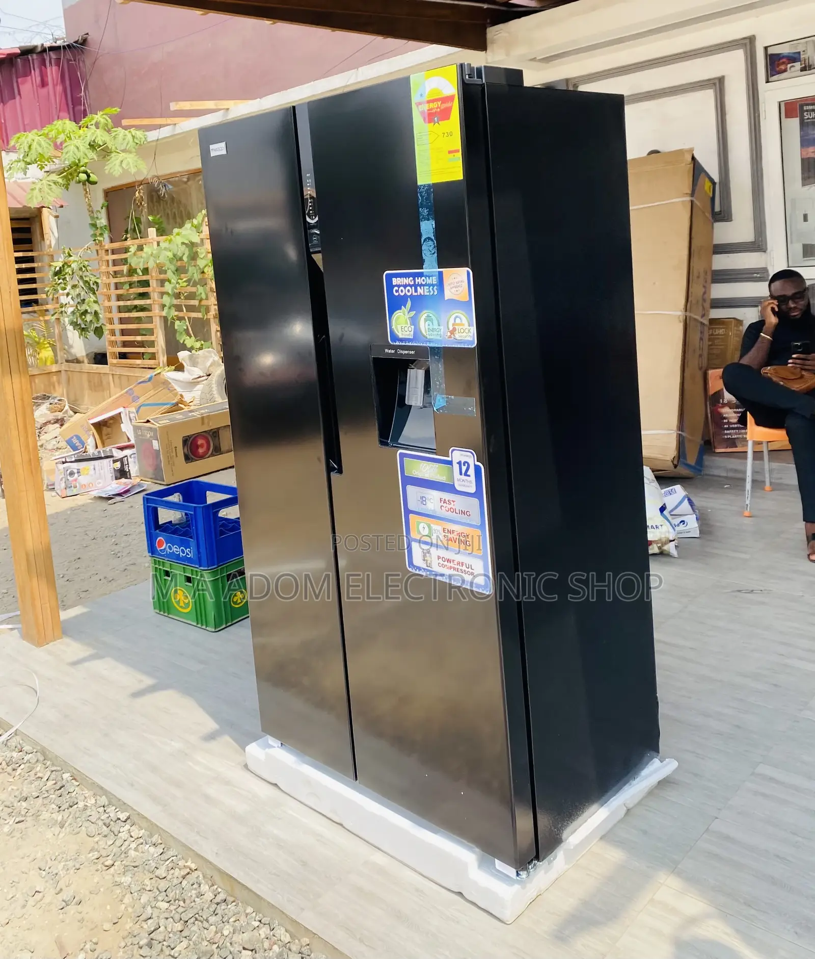 Newly in Stock Nasco Nassb2-64s Side by Side Fridge.