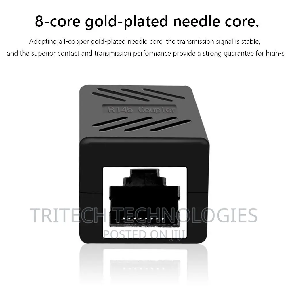 Cat6 Lan Joiner Coupler Single(Cat6 Ethernet Extender)