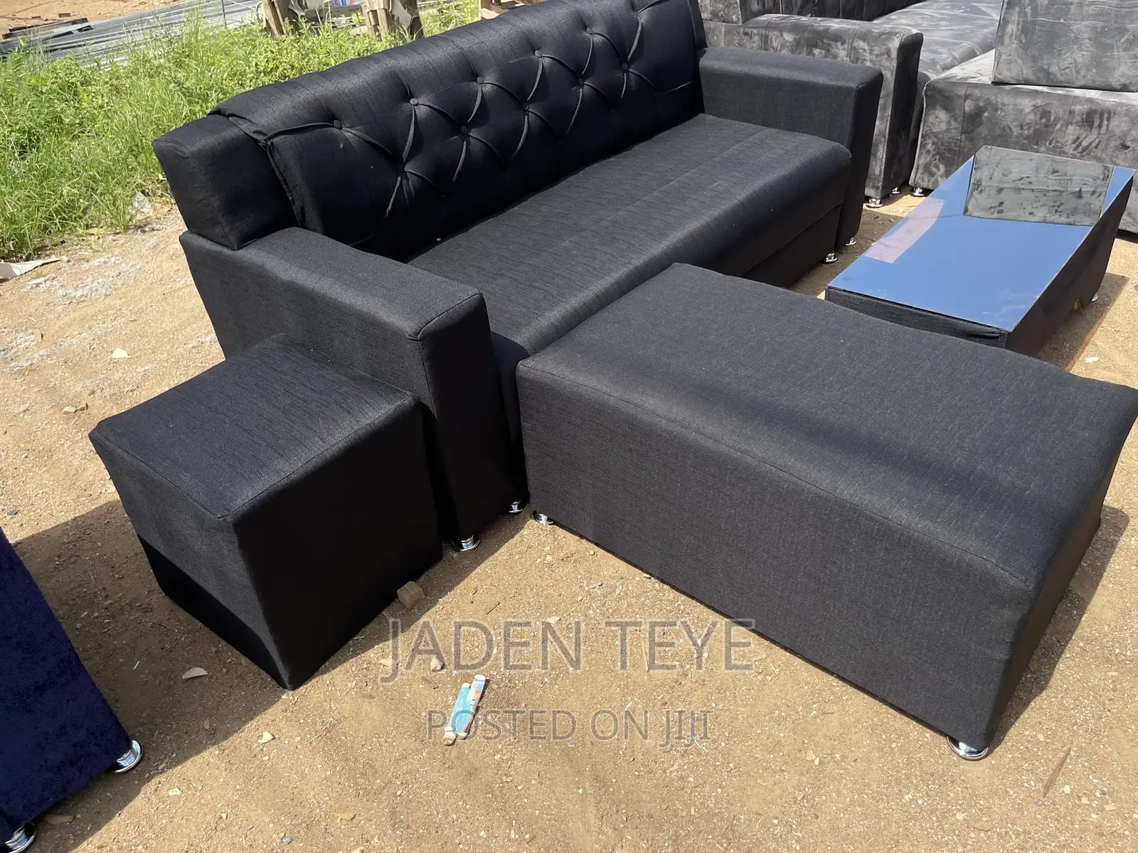 Black Luxurious Sofa