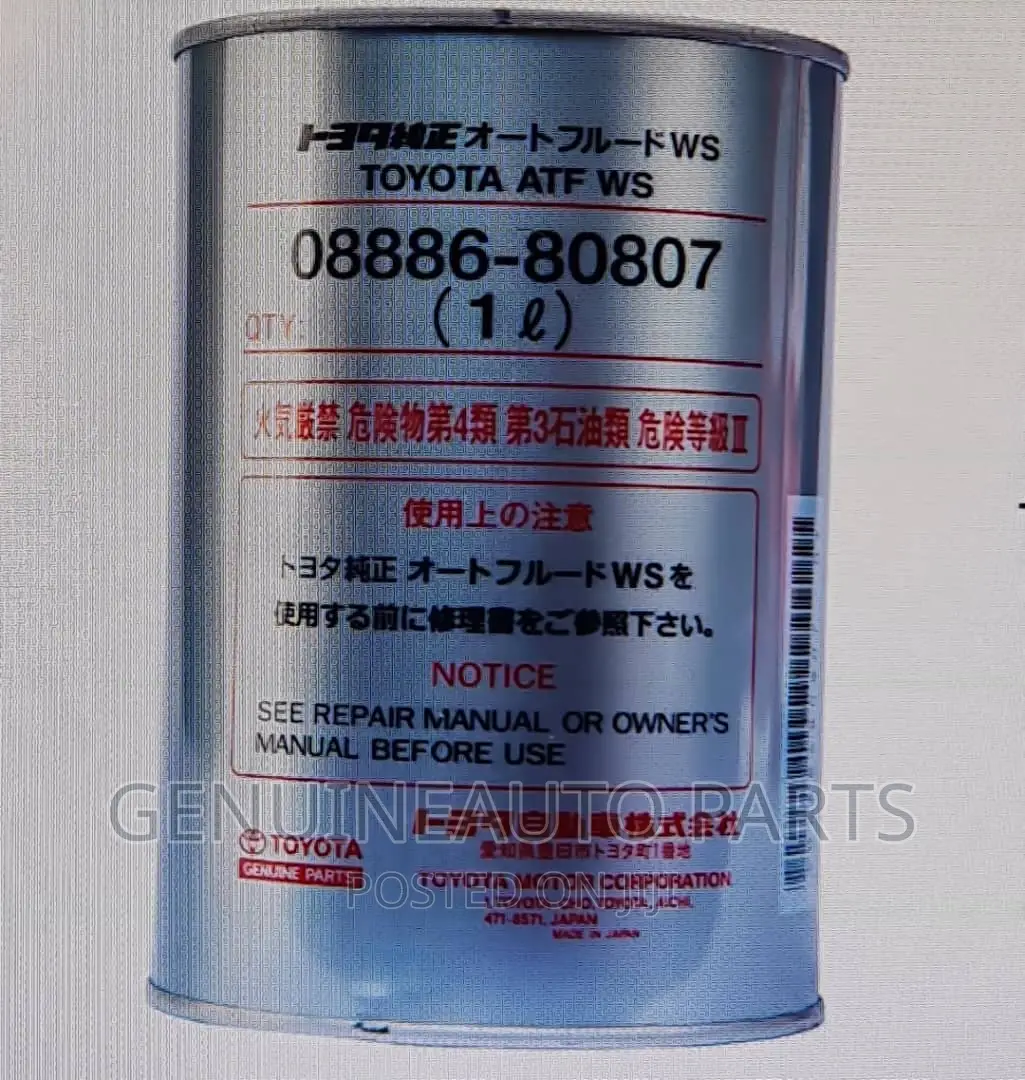 Original Automatic Transmission Oil Ws Can Type Oem