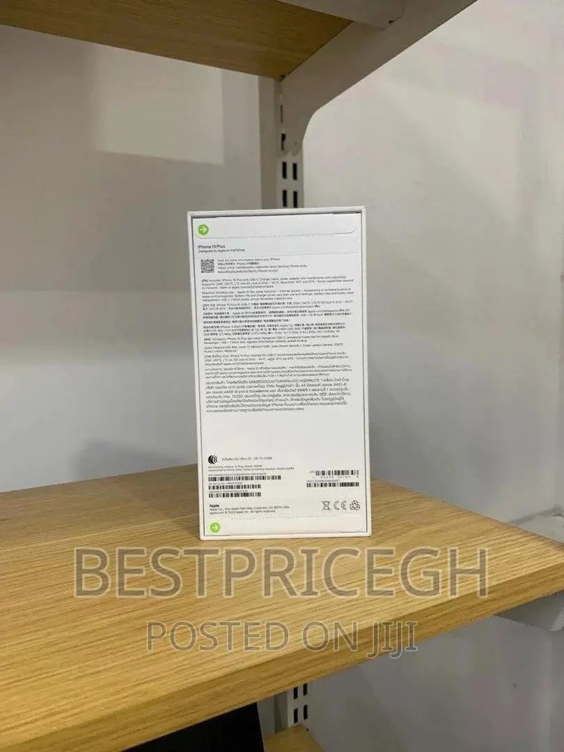 New Apple iPhone 15 Plus 128 GB Black