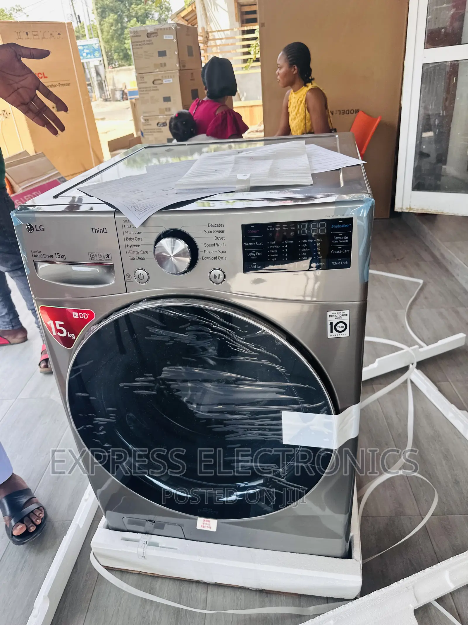 Fabulous New  15kg LG Washing Machine Front Load 