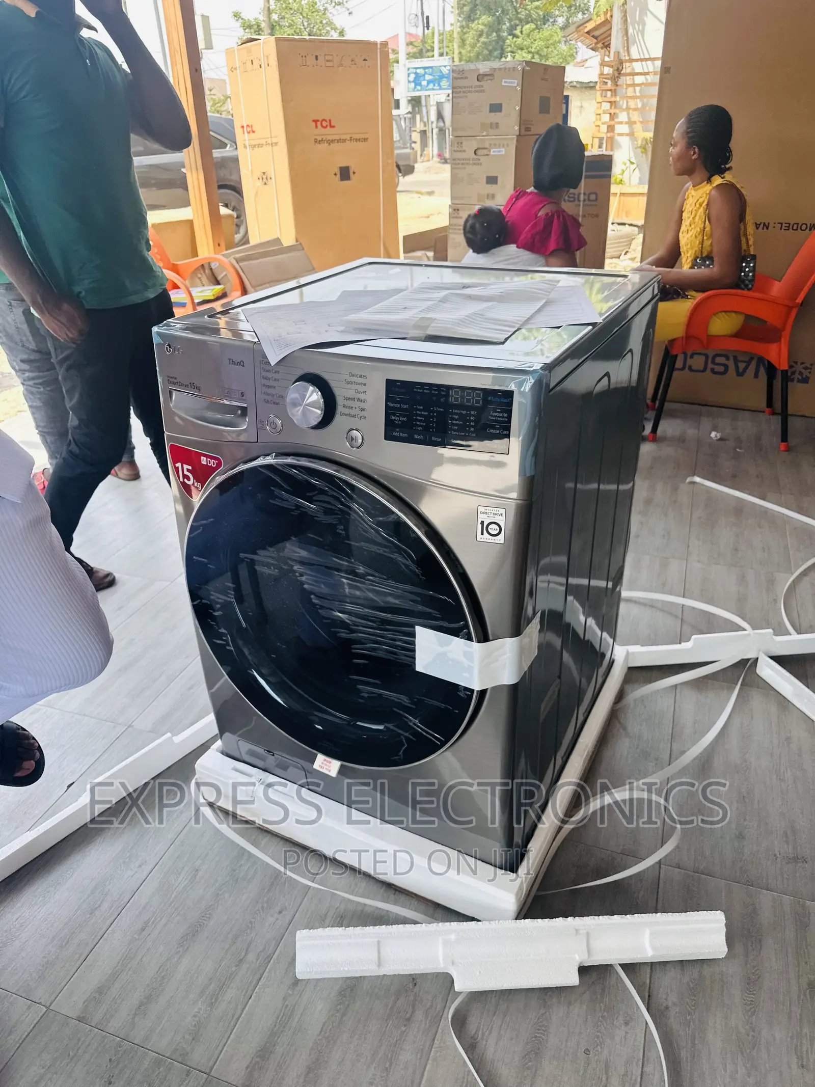 15kg Front Load Washing Machine Lg F0L9DGP2S