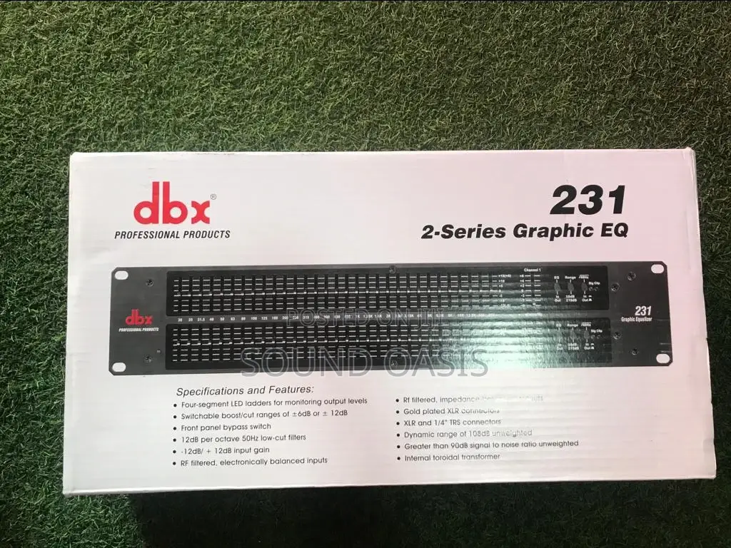 DBX 231S Dual-Channel 31-Band Graphic Equalizer