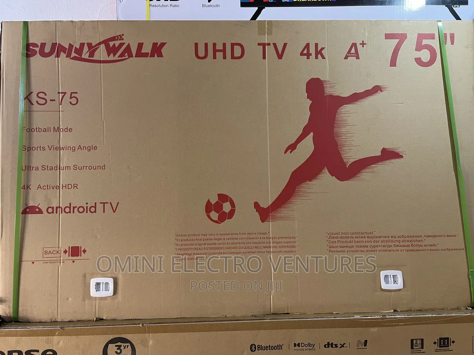 Brand New Sunny 75” Smart Uhd Tv
