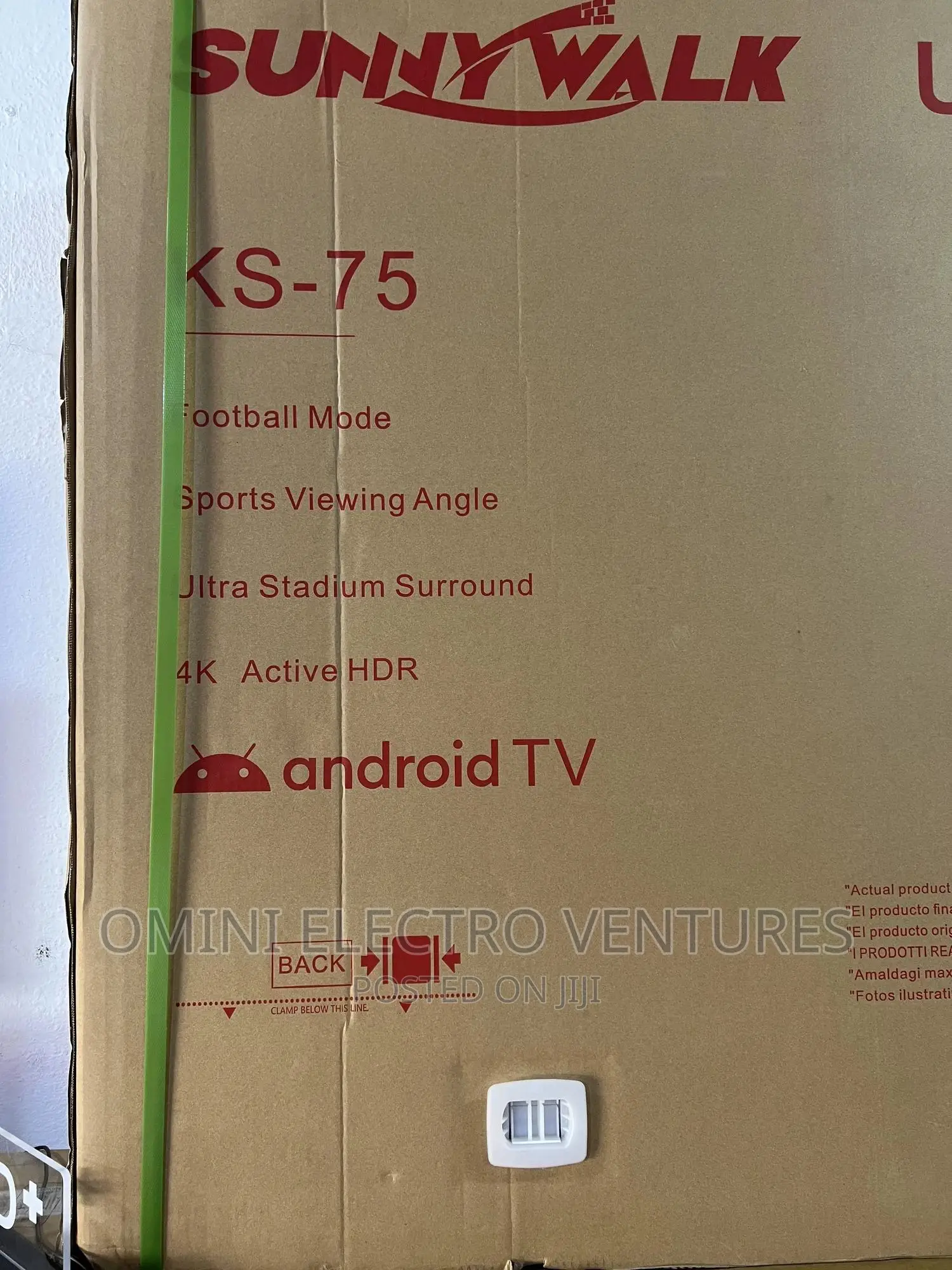 Brand New Sunny 75” Smart Uhd Tv